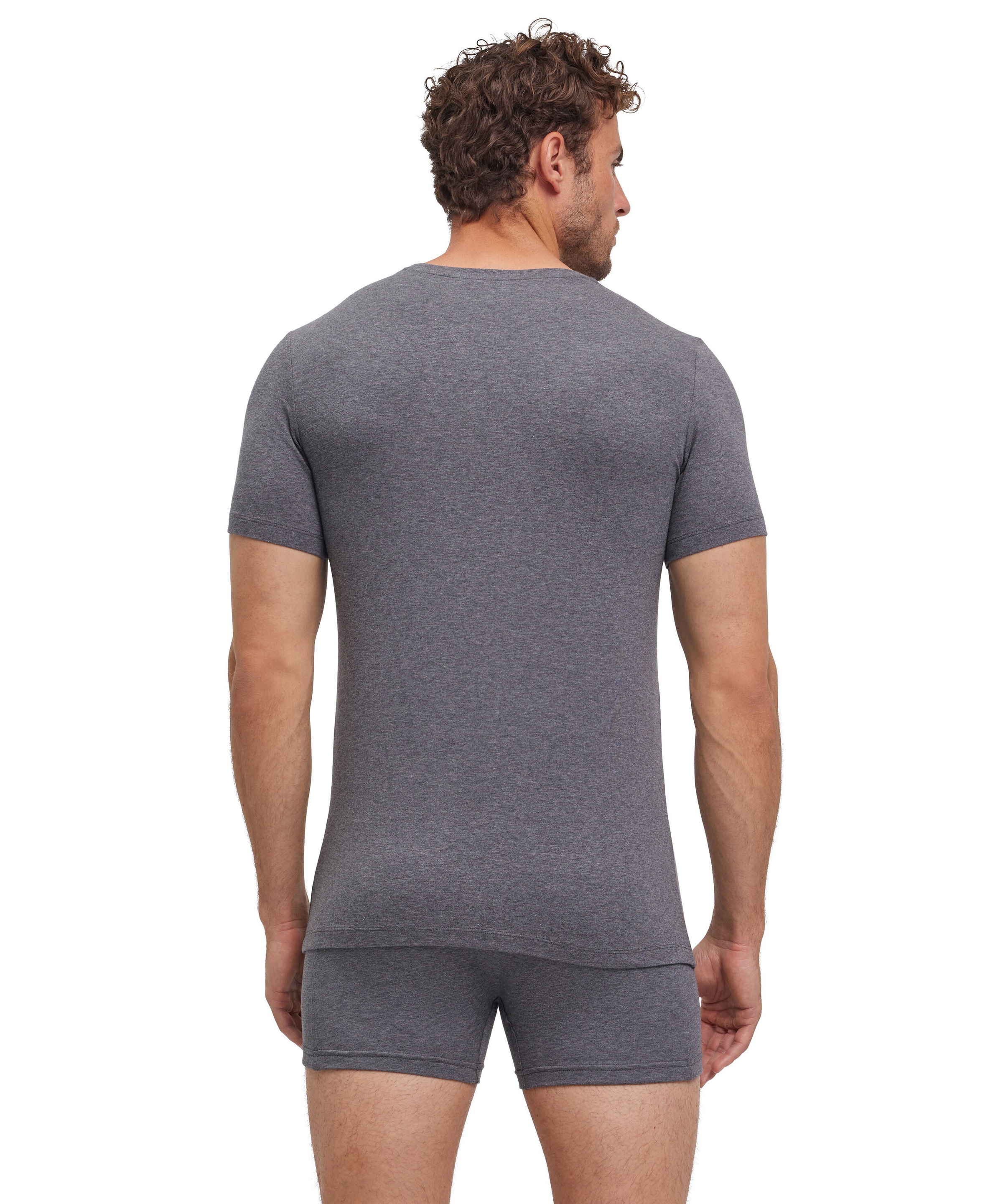 FALKE T-Shirt »Daily Comfort« 2erPack,  tiefer V-Ausschnitt, kurzarm, Cotton-Mix, slim fit