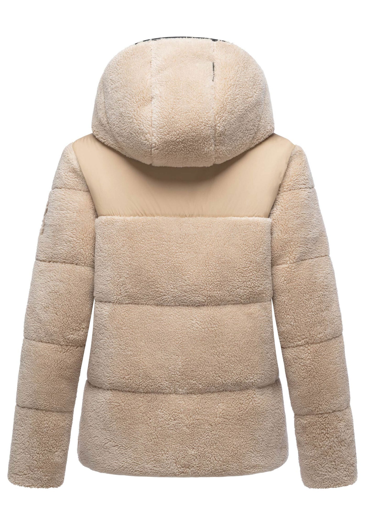 Marikoo Winterjacke »Kaguraa«, warme Teddyfell Sherpa Jacke