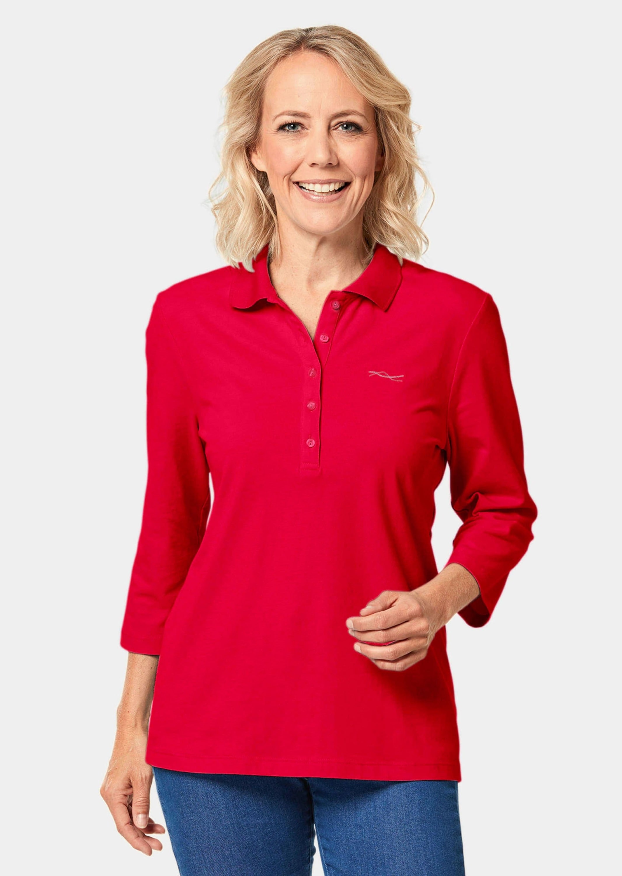 GOLDNER Poloshirt »Poloshirt in hochwertiger Pikee-Qualität«