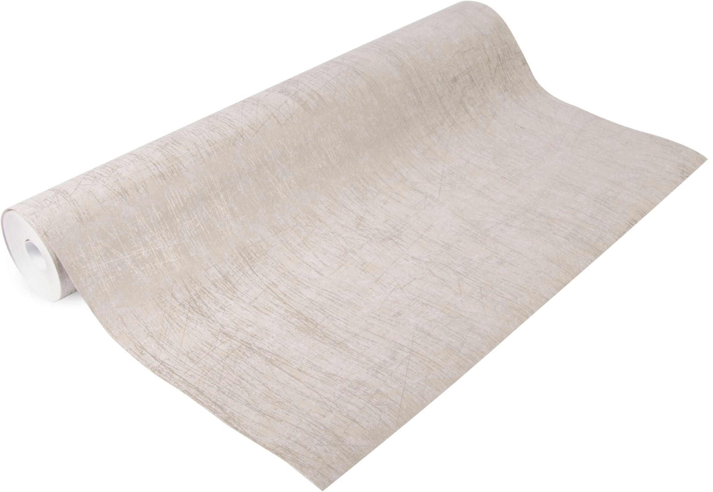 Superfresco Easy Vliestapete »Beton Uni«, Steinoptik, Beige/Gold - 10m x 52cm