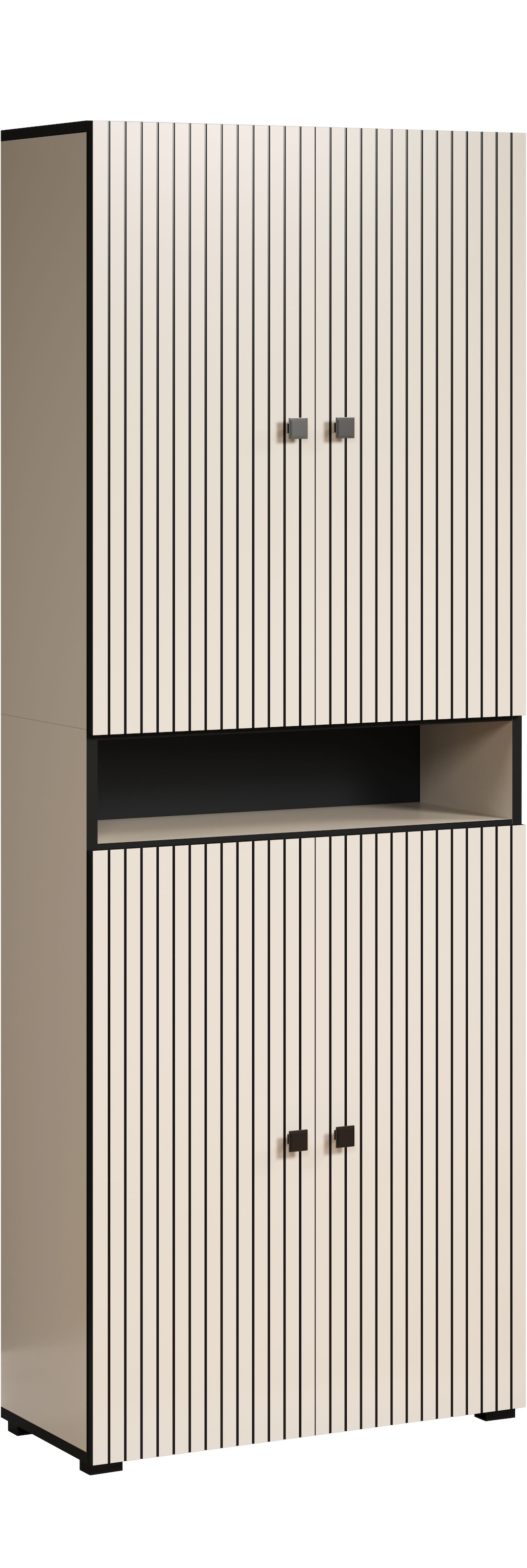 welltime Hochschrank "Amrum", Breite 40cm, geräumiger Hochschrank Eiche Ril günstig online kaufen