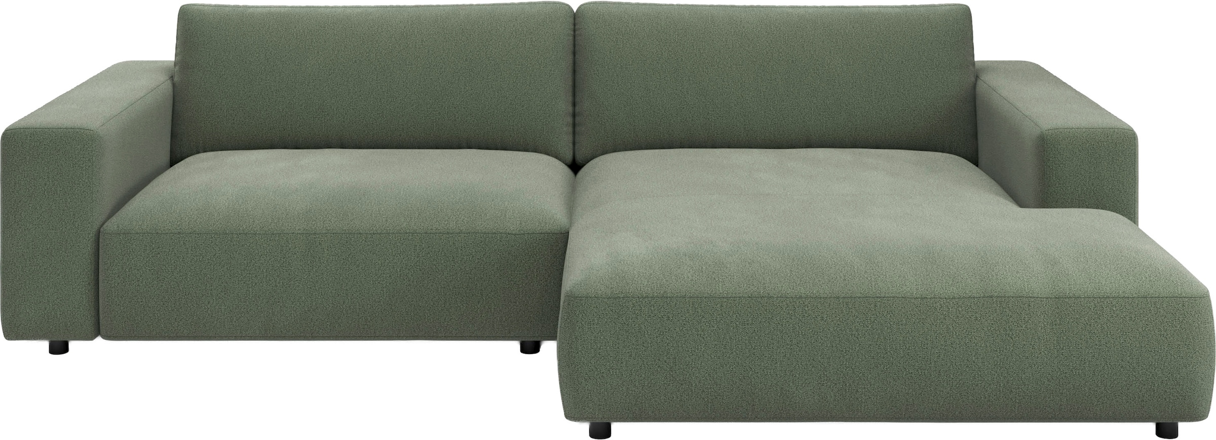 Musterring Ecksofa "MR LUCIA, Charakterstarker Lounge-Komfort von Musterring" XXL-Longchair, erstklassige Kammerkissen & zeitloser Look