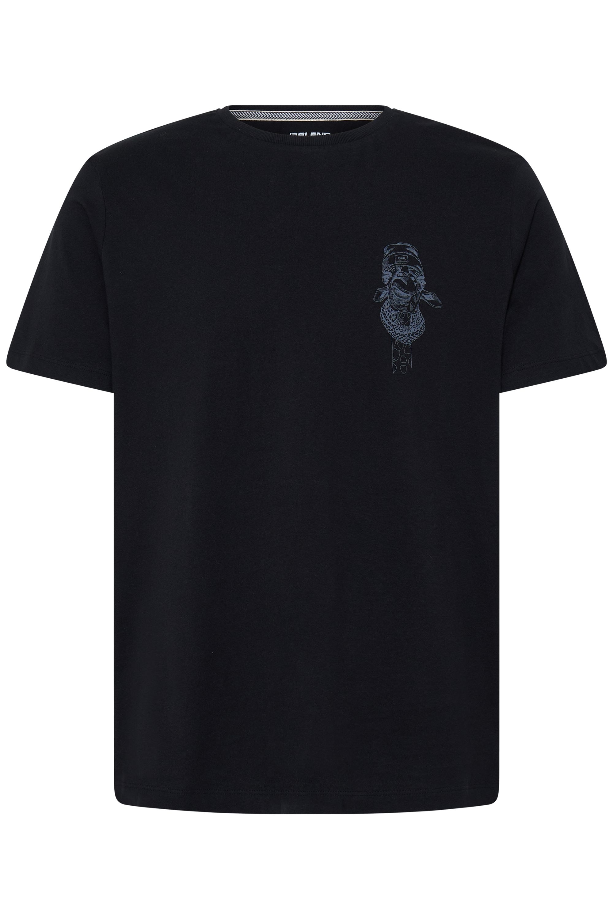 Blend Rundhalsshirt »BHJackson« Lässiges T-Shirt mit Backprint