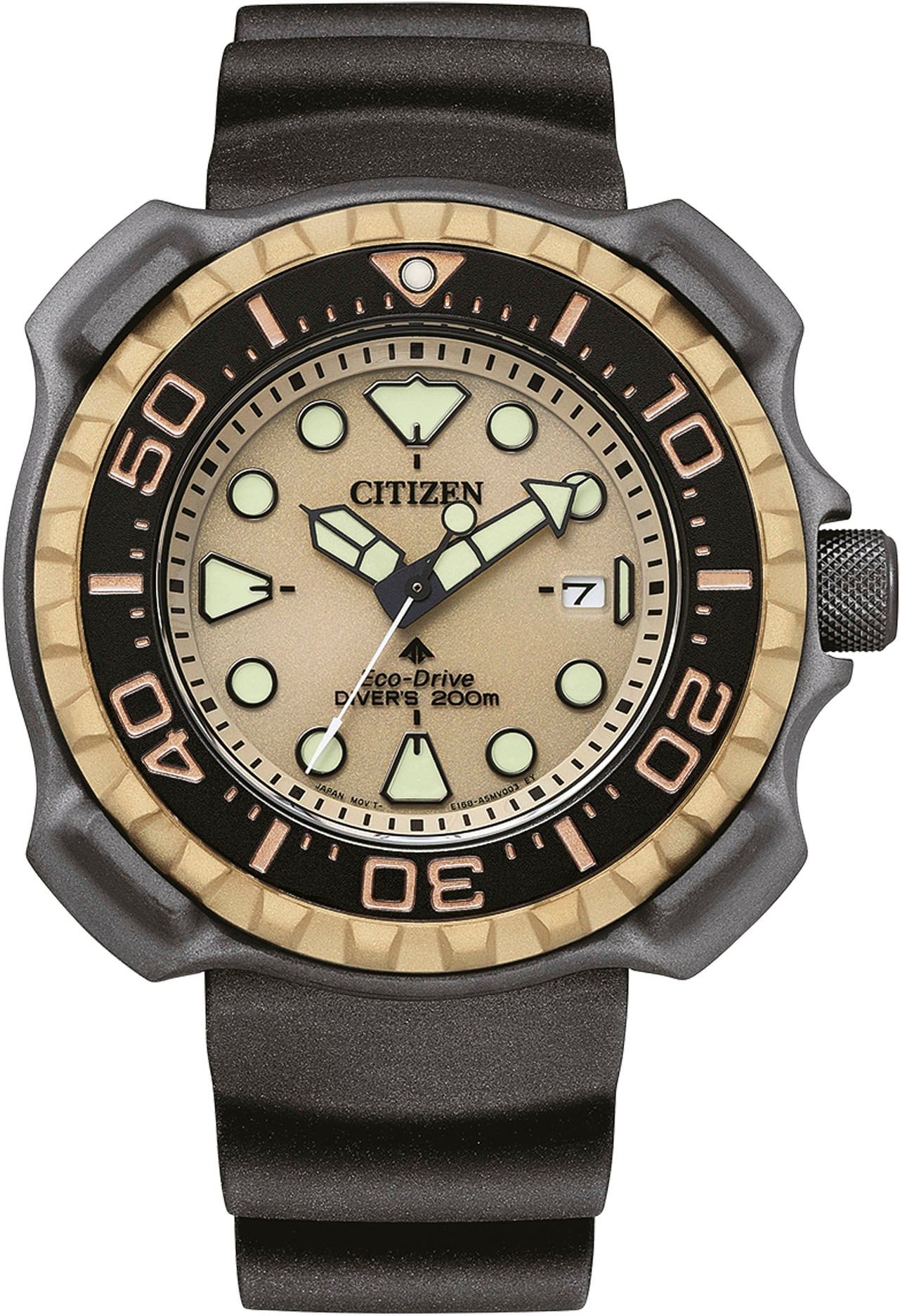 CITIZEN Herren Taucheruhr "Promaster Diver", schwarz, Armbanduhren, Armbanduhr, Herrenuhr, Solar, bis 20 bar wasserdicht, Datum