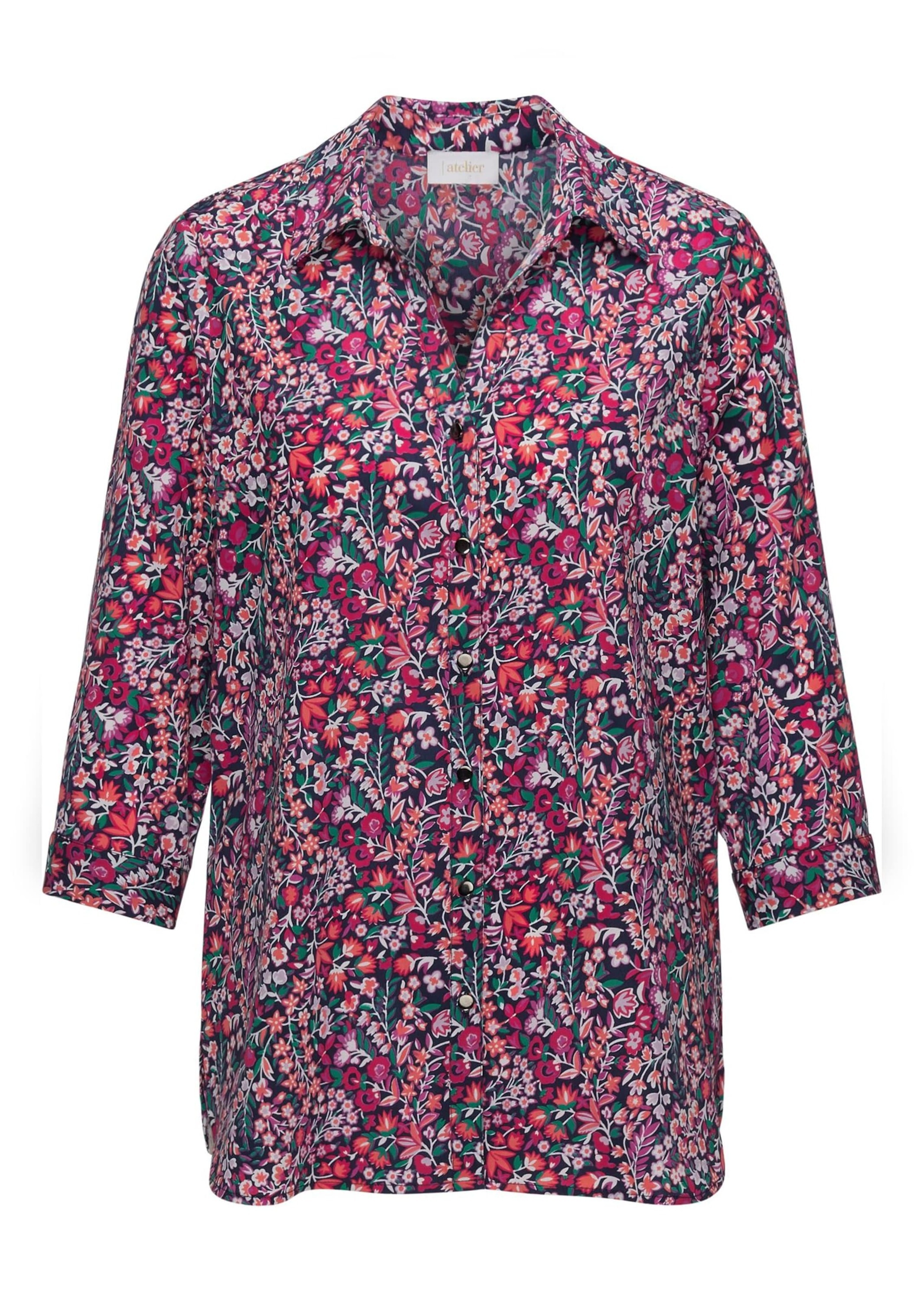 GOLDNER Hemdbluse "Pflegeleichte Bluse mit 3/4-Arm" günstig online kaufen