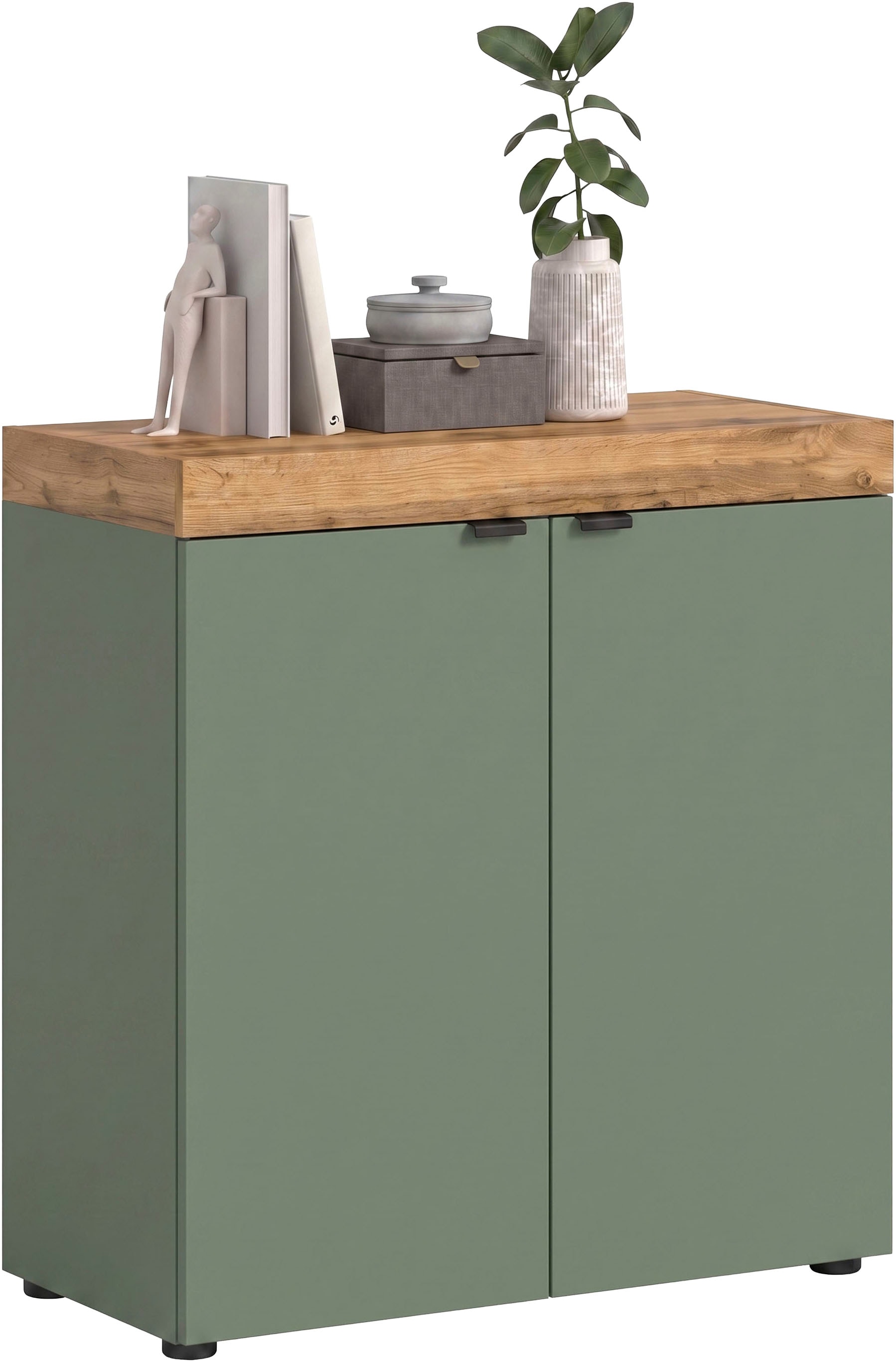 OTTO home Kommode "MAMBO II, Breite 77 cm, 2 Türen, 2 Einlegeböden" 1 Stk. tlg. Kommode, Anrichte, Wohnzimmer, Schlafzimmer