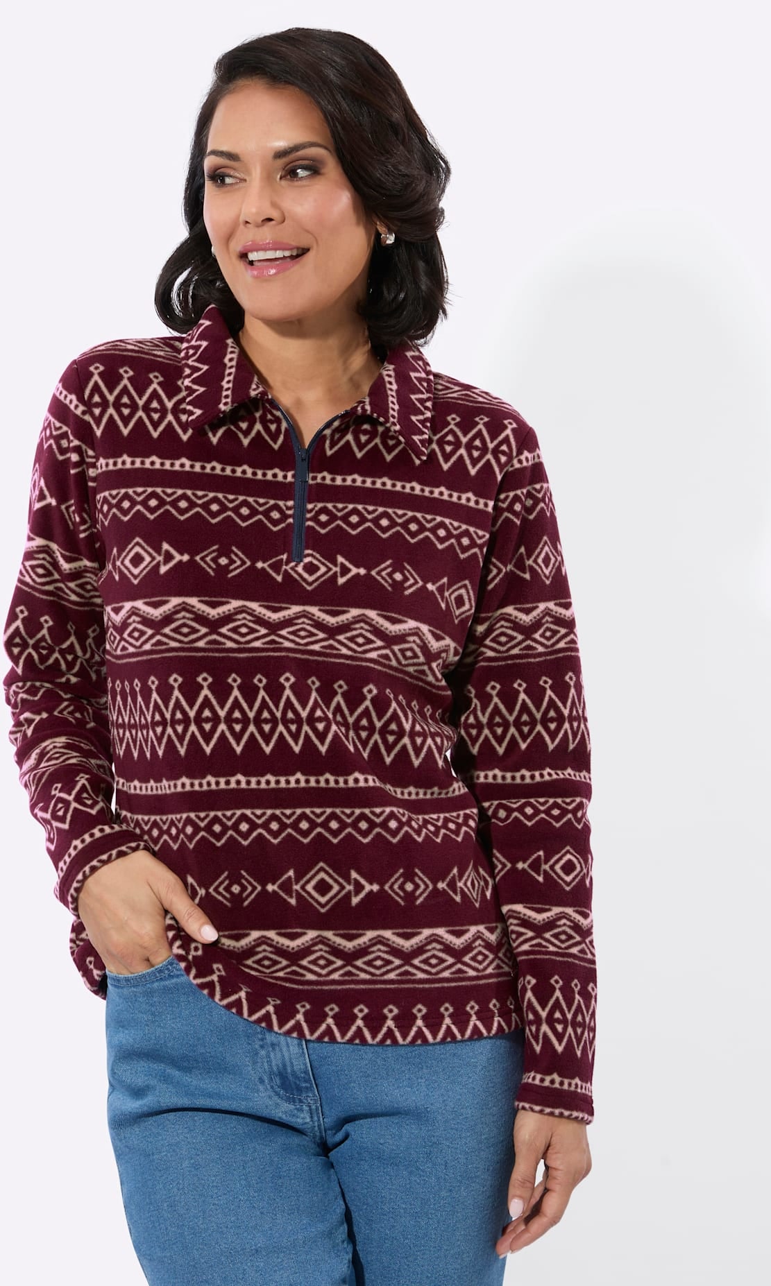 Casual Looks Fleeceshirt "Fleece-Shirt" 1