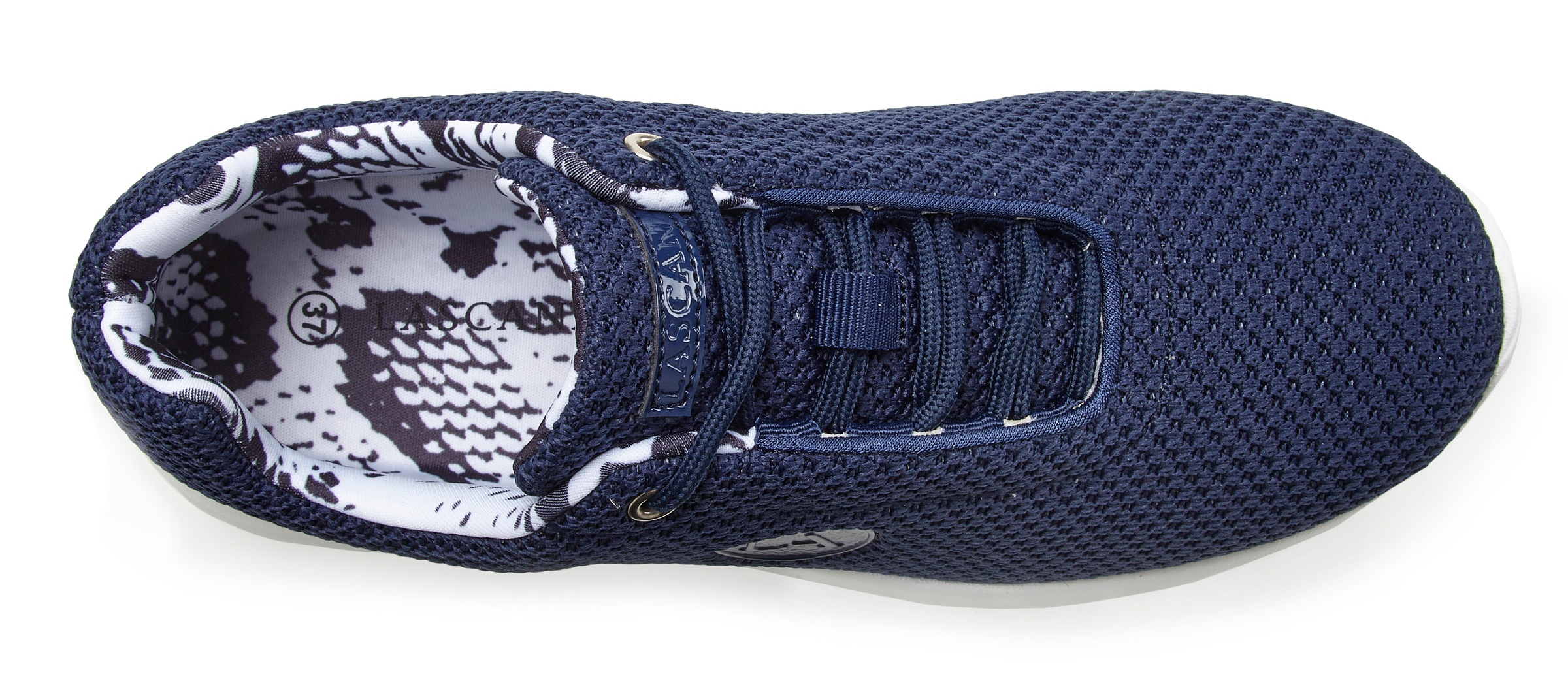Sneaker LASCANA ACTIVE "Halbschuh, Turnschuhe", Damen, Gr. 40, blau (navy), Obermaterial: 100% Textilmaterial. Decksohle: 100% Textilmaterial. Futter: 100% Textilmaterial. Laufsohle: 100% Synthetik, unifarben, Basic, Schuhe Sneaker, mit atmungsaktivem Mes 2