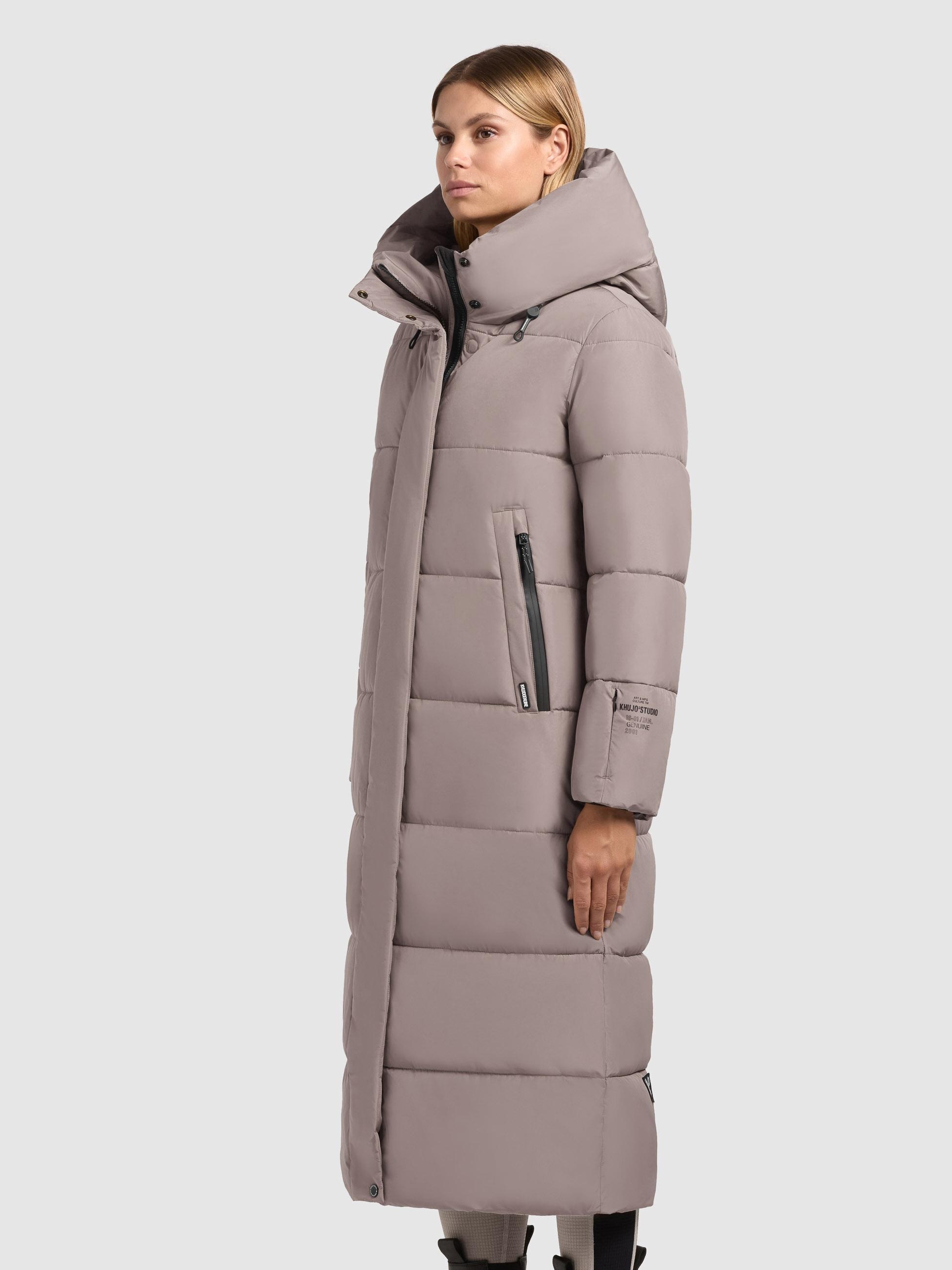 khujo Steppmantel »Soulani5 Matt« warmer Wintermantel mit Kapuze