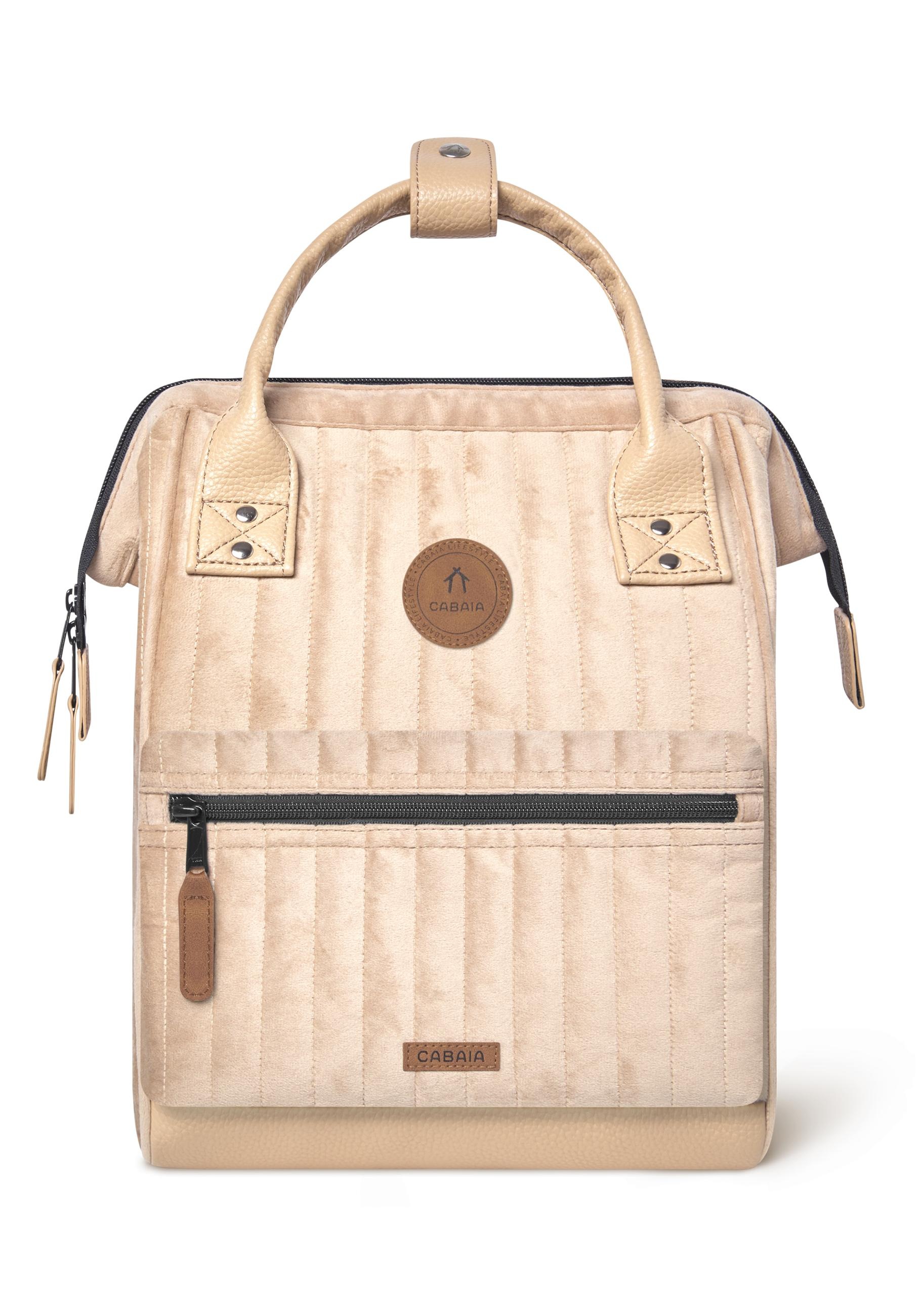 CABAIA Tagesrucksack »Adventurer S Quilted«, Gesteppter Rucksack mit austauschbaren Vordertaschen