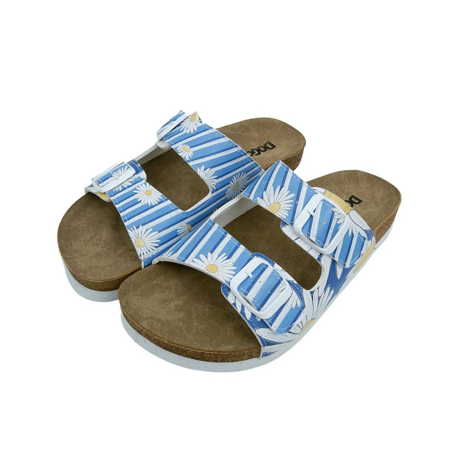DOGO Pantolette "Stella Daisy Stripes Damen Sandalen/ Sandaletten / Female" günstig online kaufen