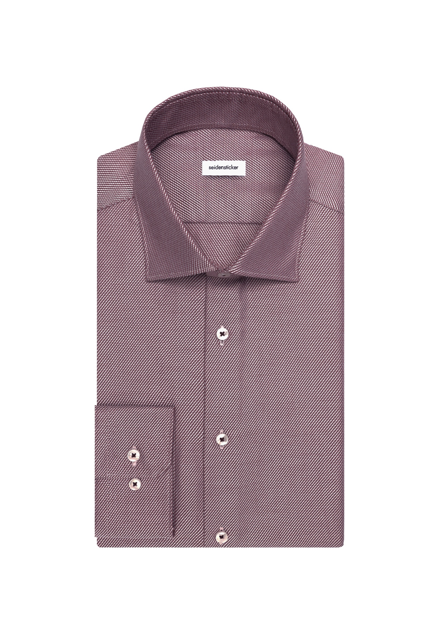 seidensticker Businesshemd »Schwarze Rose« Slim 1/1 Kentkragen Struktur