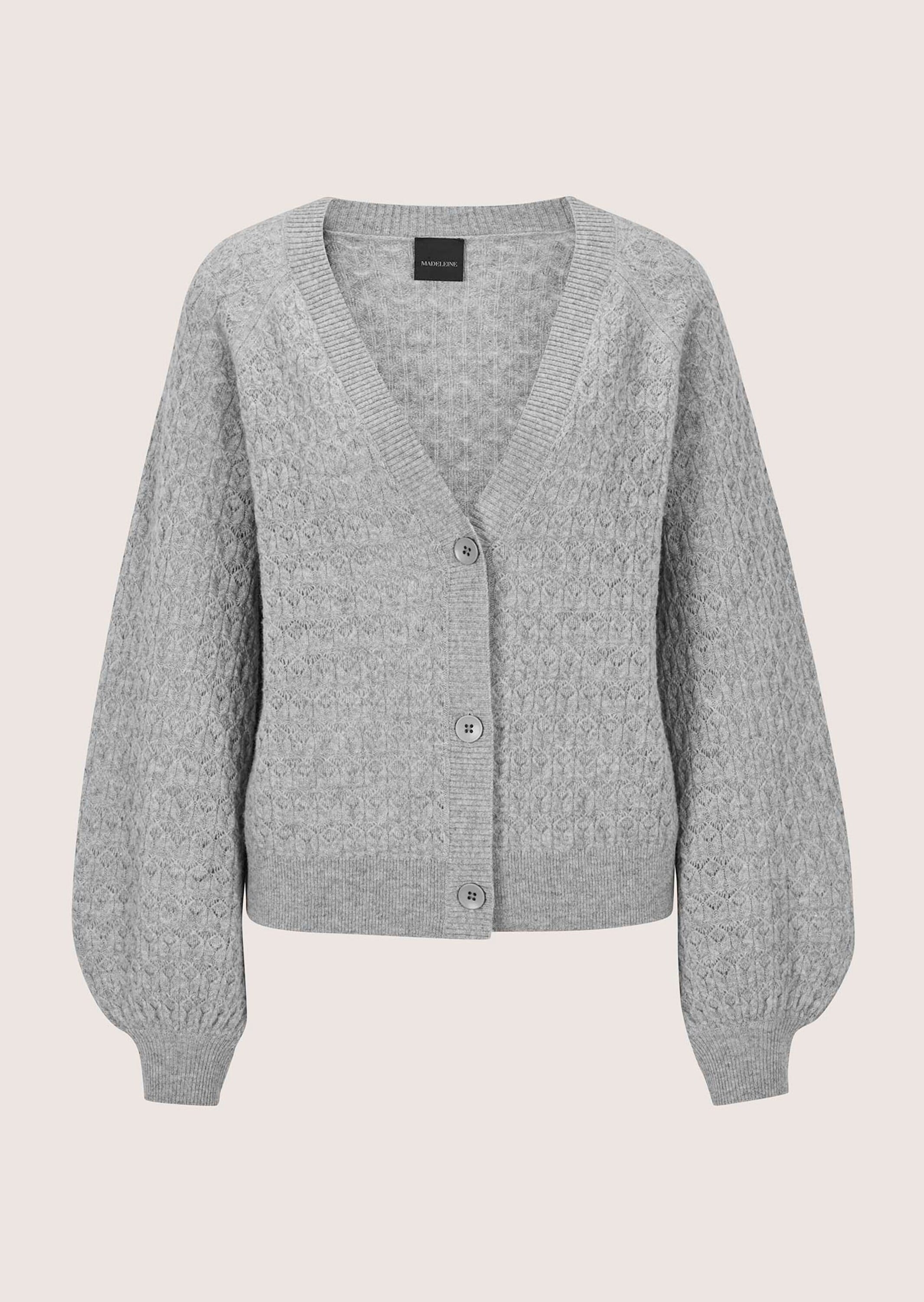 MADELEINE Strickjacke "Cardigan Elegante Strickjacke mit Ajour-Muster" günstig online kaufen