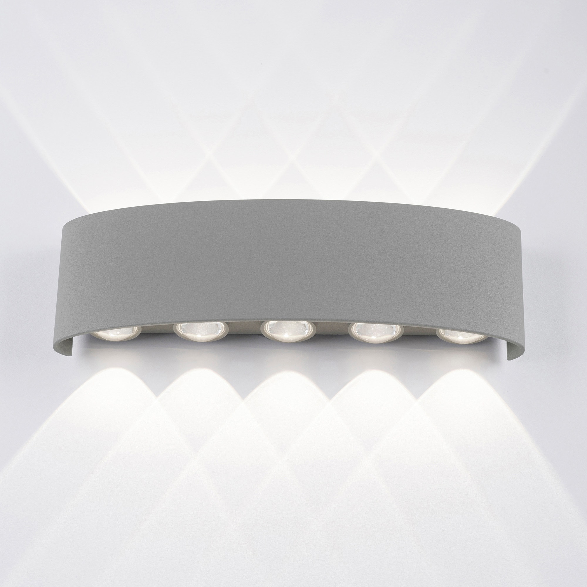Paul Neuhaus LED Außen-Wandleuchte »Carlo«, 10 flammig, Leuchtmittel LED-Board | LED fest integriert, Schutzart IP 54, Für Außen- und Innenbereich
