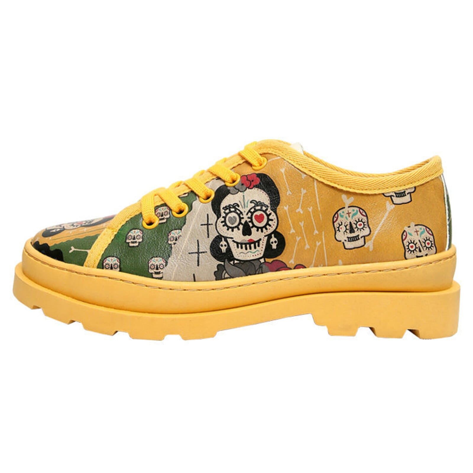 DOGO Schnürschuh »Sugar Skull«, Vegan