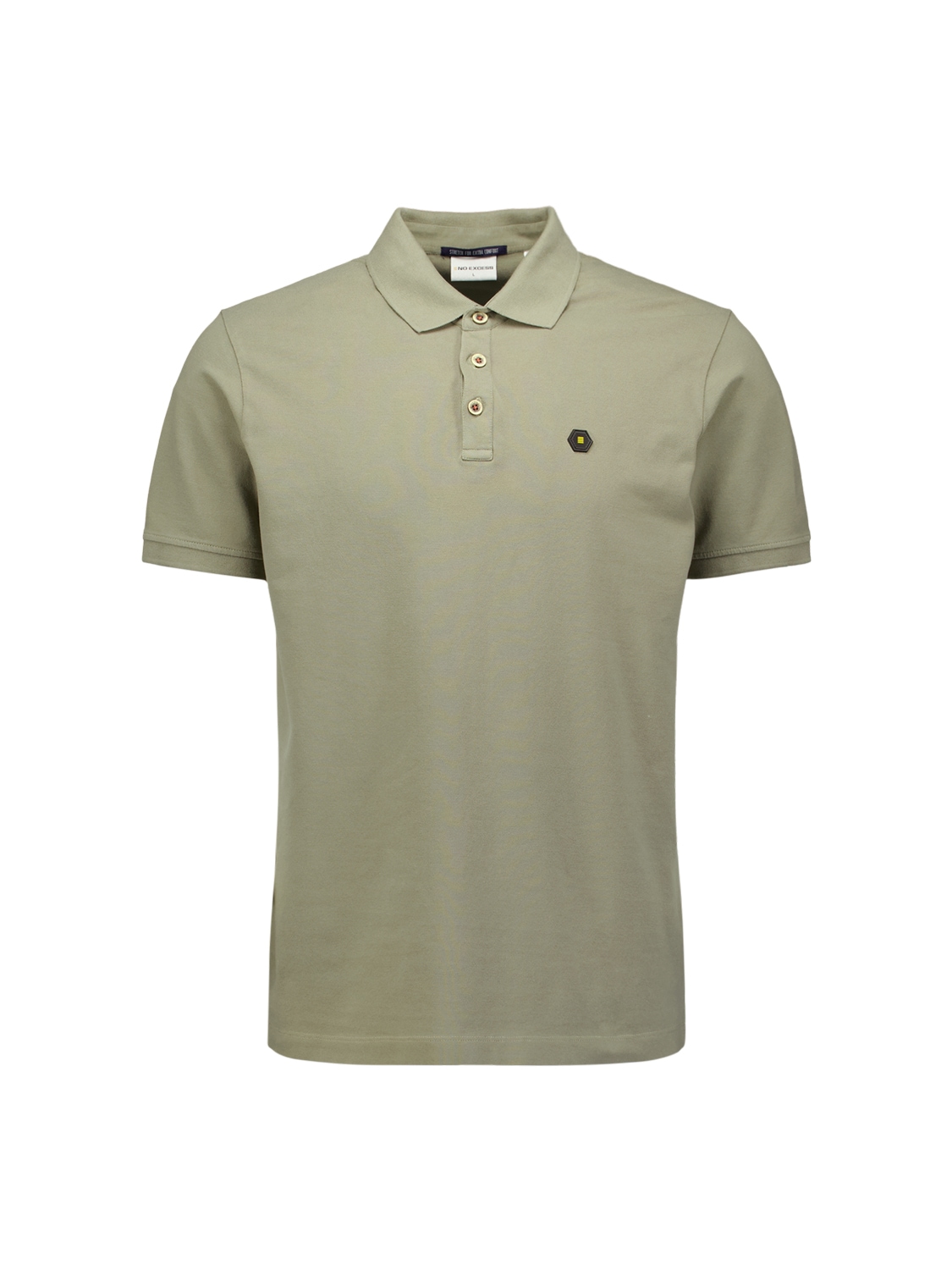 NO EXCESS Poloshirt »No Excess Poloshirt Polo Pique Garment Dyed«