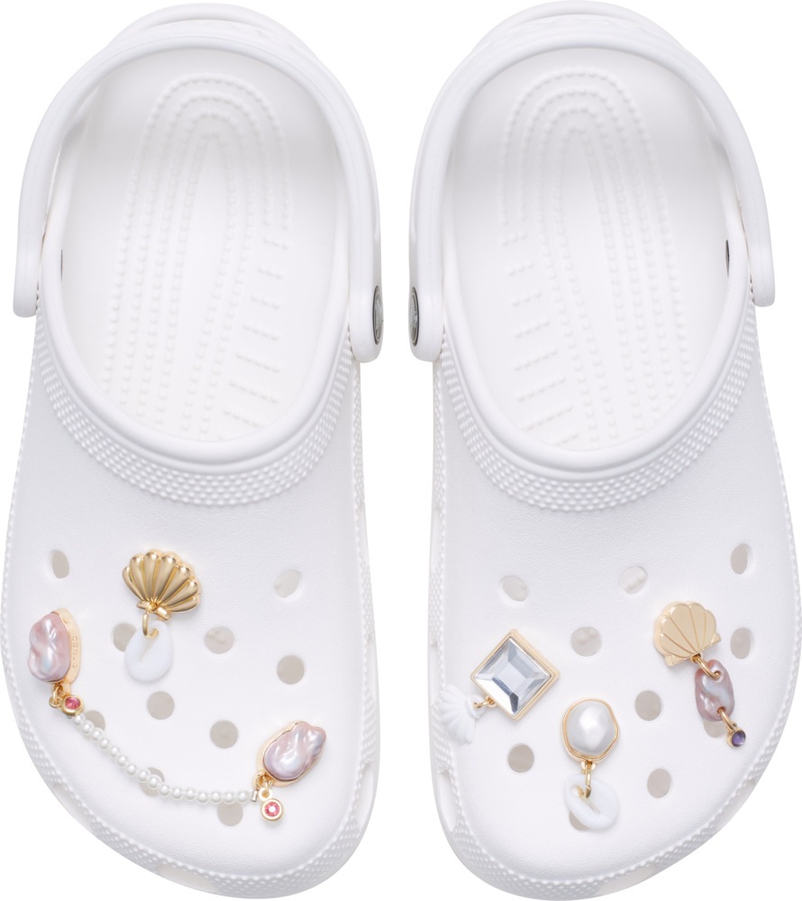 Crocs Schuhanstecker »Jibbitz™ Elevated Pearl«, Urlaubsfeeling mit Perlen Anstecker für Crocs