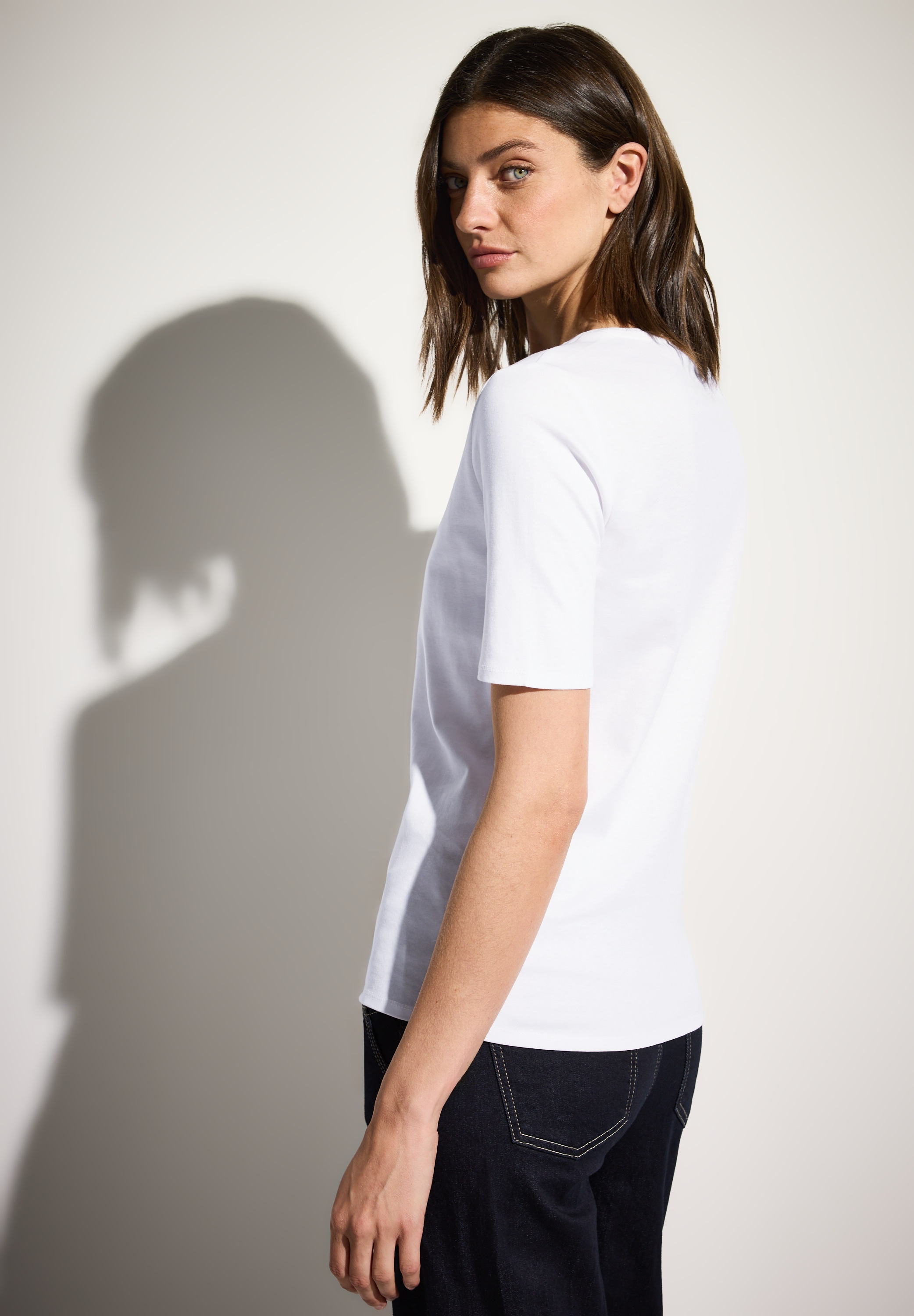 Cecil T-Shirt, aus reiner Baumwolle