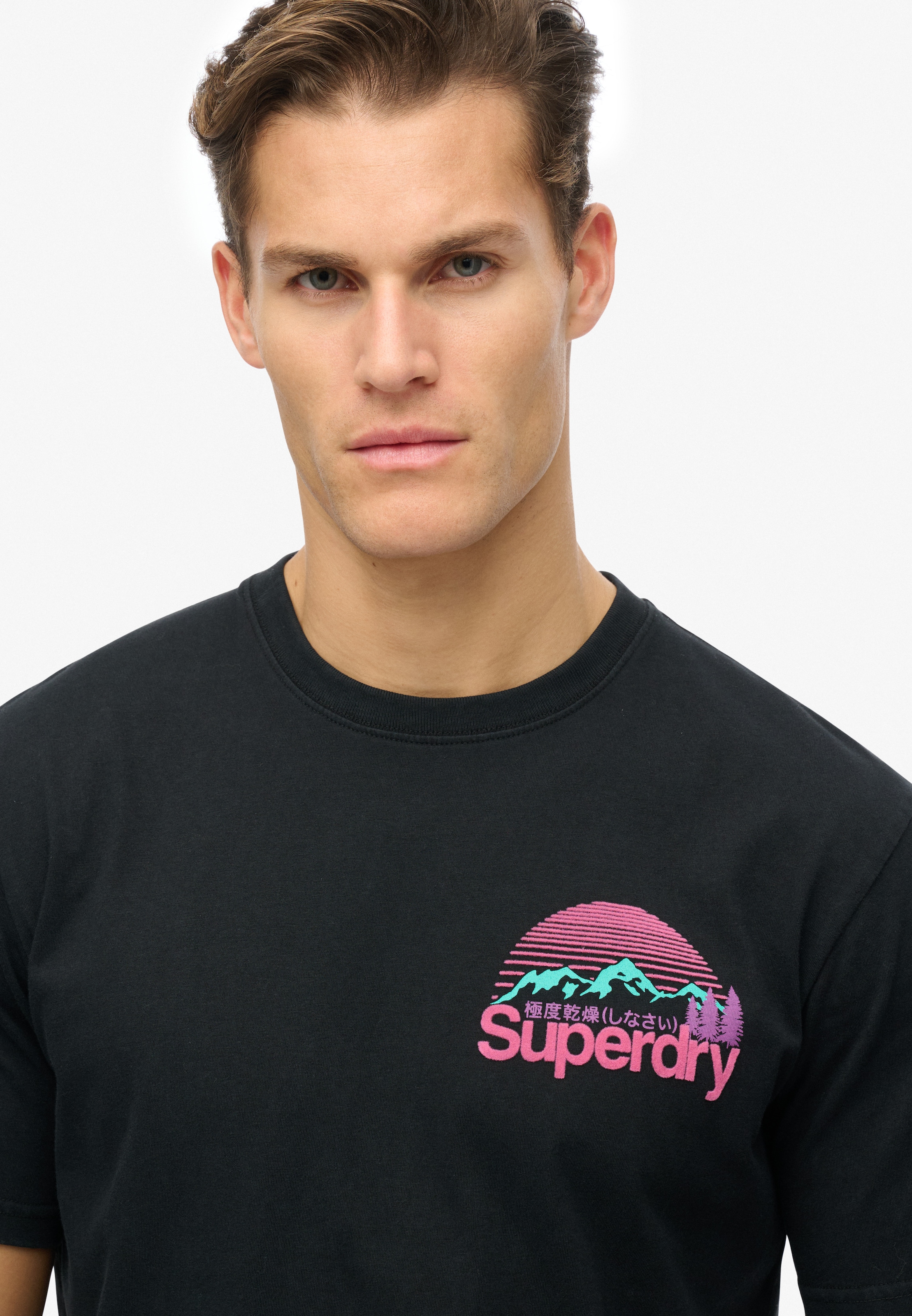 Superdry Rundhalsshirt »CL GREAT OUTDOORS CHEST TEE«