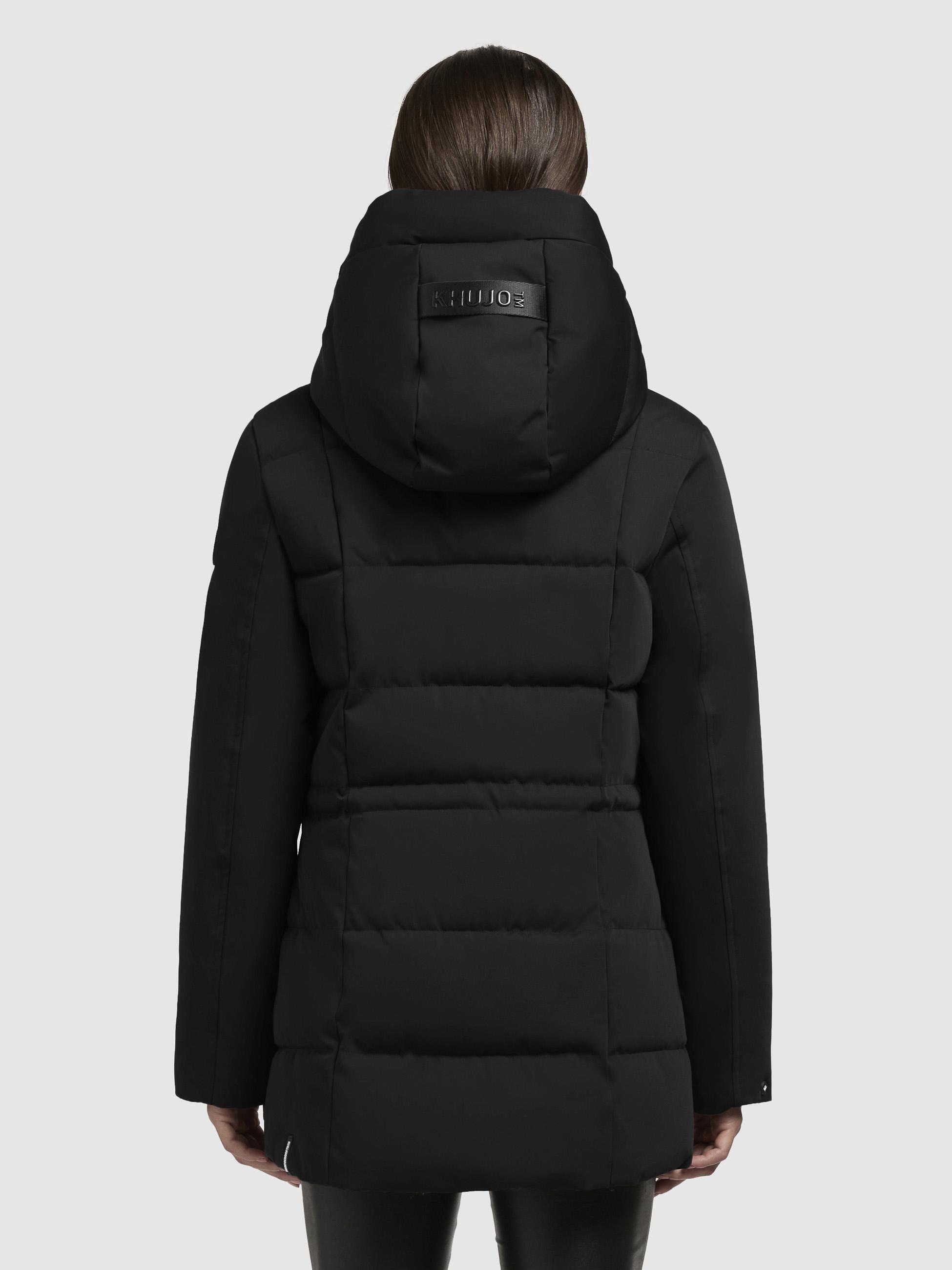 khujo Winterjacke »Palla-YM«, mit Kapuze, Damen Wintermantel mit verstellbarer Kapuze