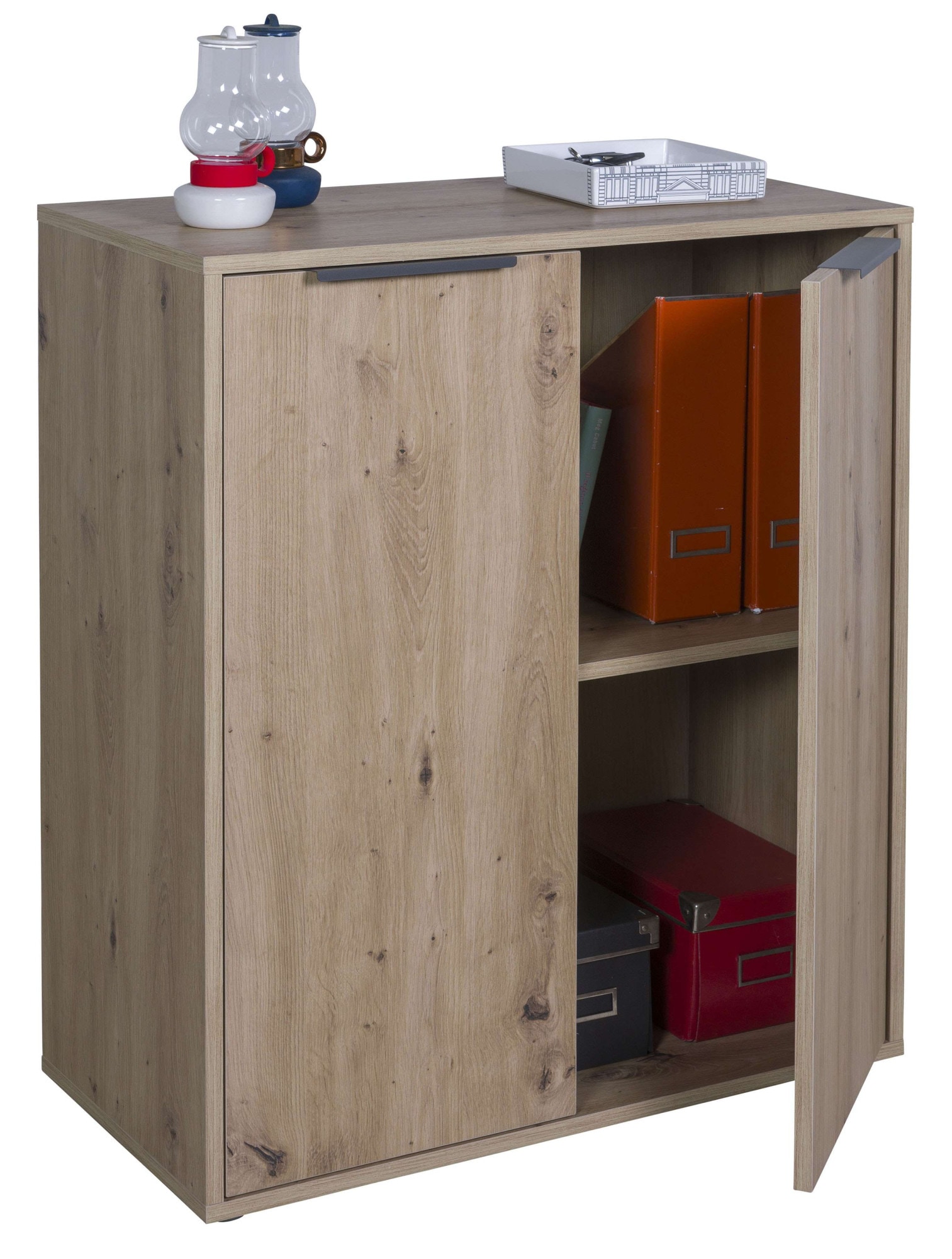 Composad Aktenschrank »Espresso,Archivschrank, Aktenschrank, Mehrzweckschrank«, (1 St.), mit 2 Türen und 2 Einlegeboden innen