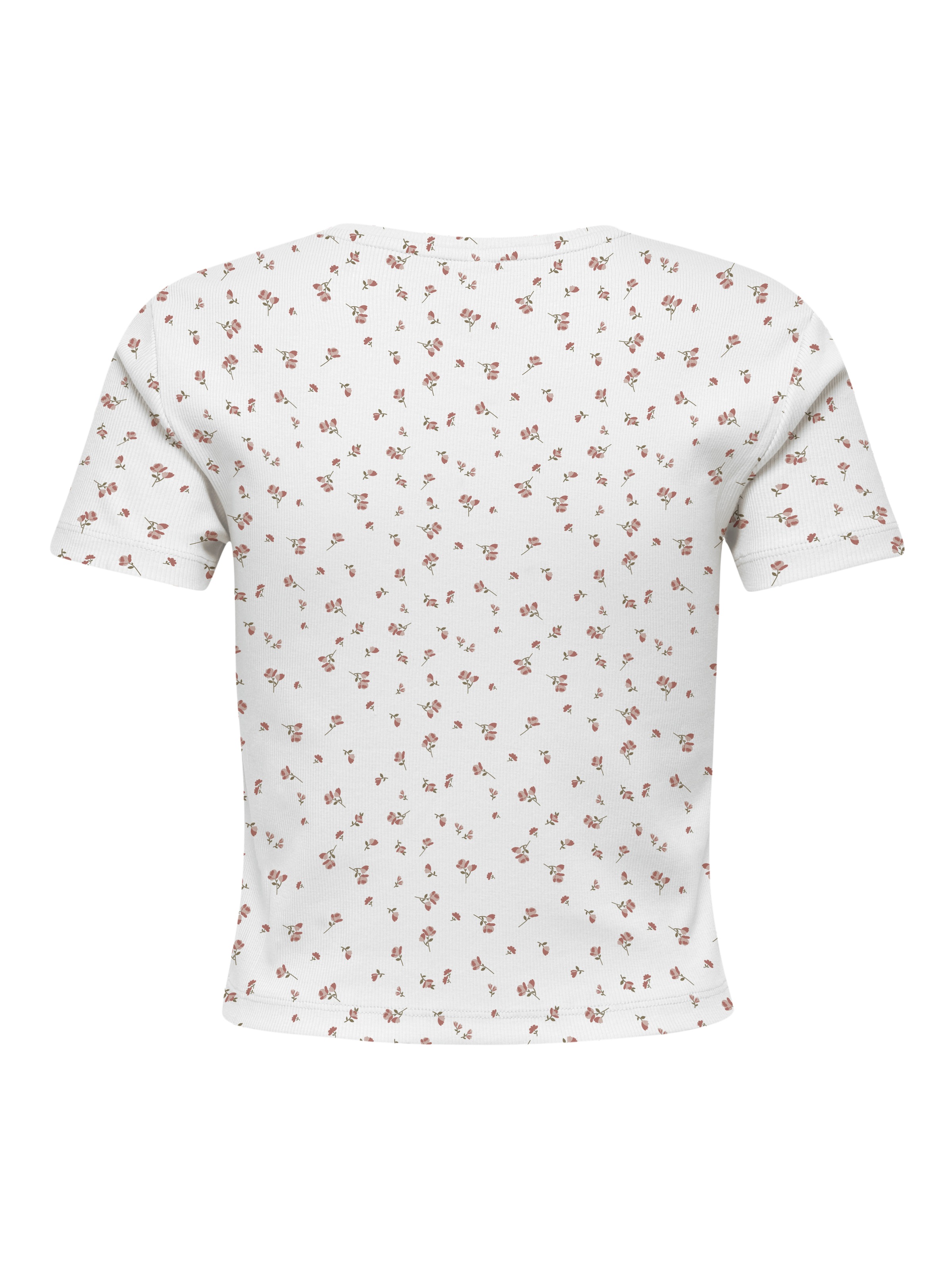 ONLY Kurzarmshirt "ONLFENJA LIFE SS AOP TOP JRS NOOS" Baumwollmischung, Cro günstig online kaufen