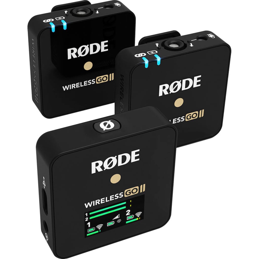 RØDE Mikrofon »Wireless GO II«, (Set)