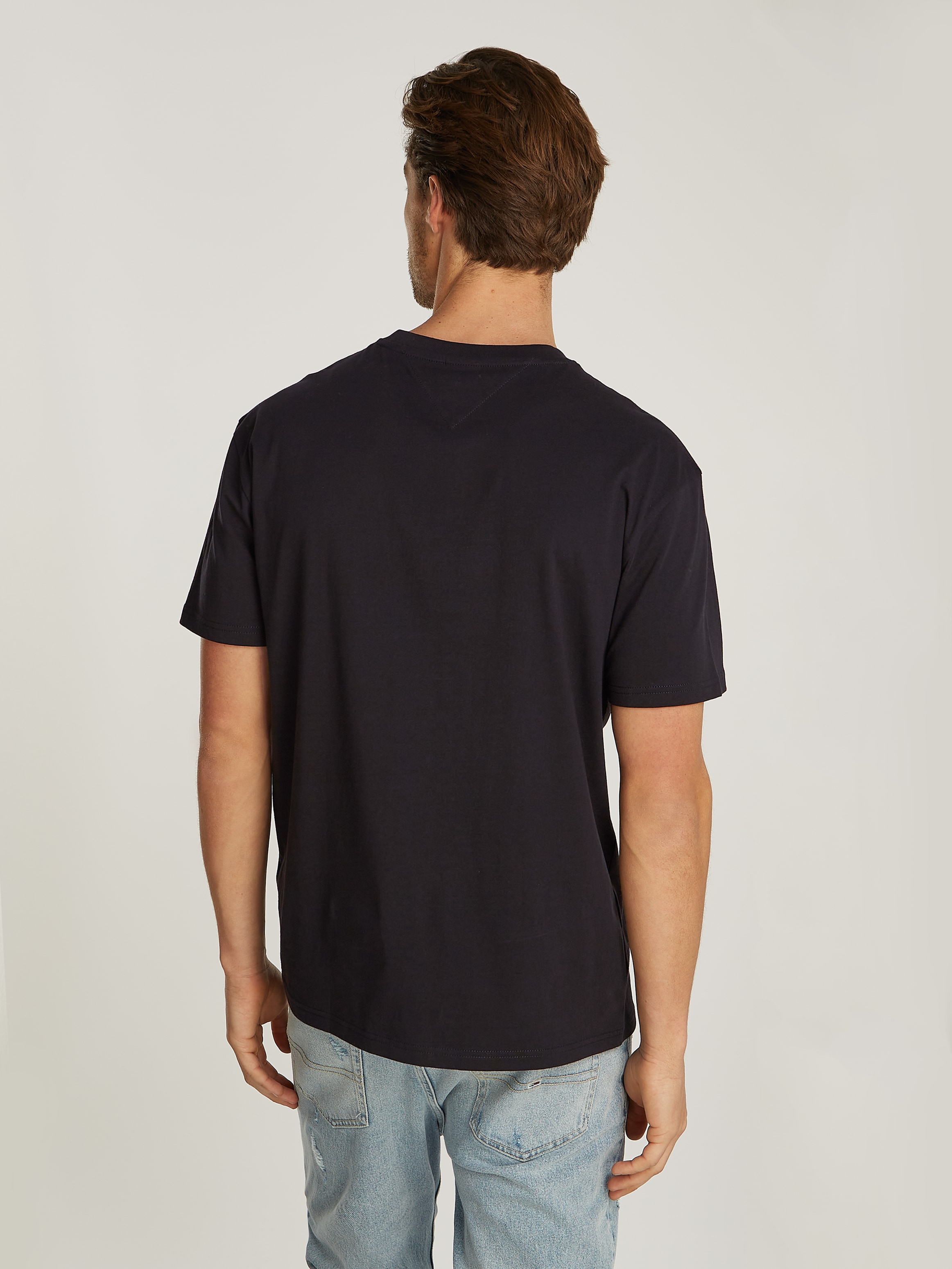 Tommy Jeans Kurzarmshirt "TJM REG RWB TOMMY ENTRY TEE EXT", Mit Markenlogo günstig online kaufen