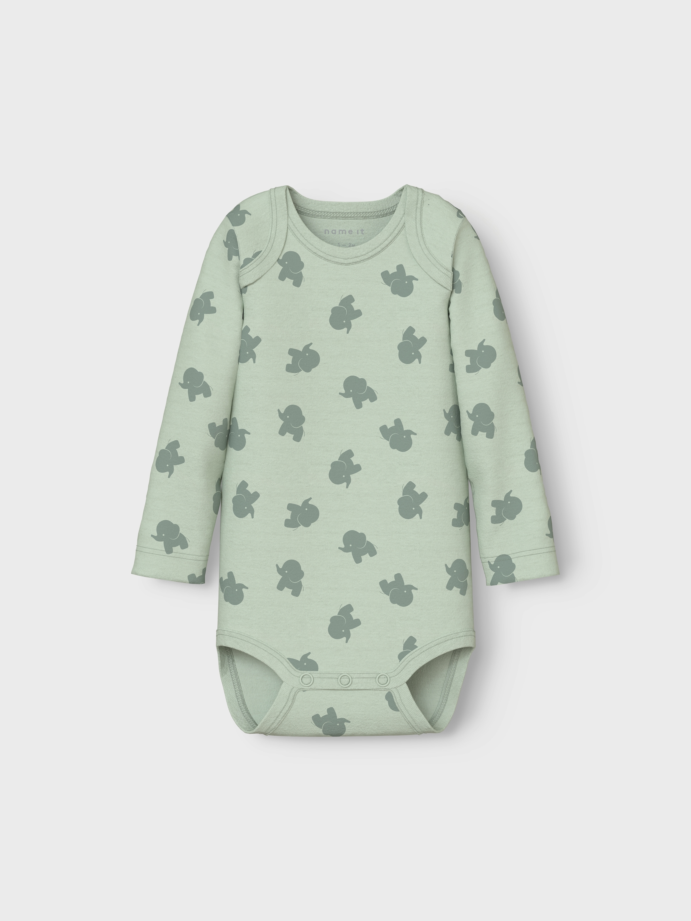 Name It Schlafoverall »NBMBODY 3P LS SEA FOAM ELEPHANT NOOS«, (Packung, 3 tlg.)