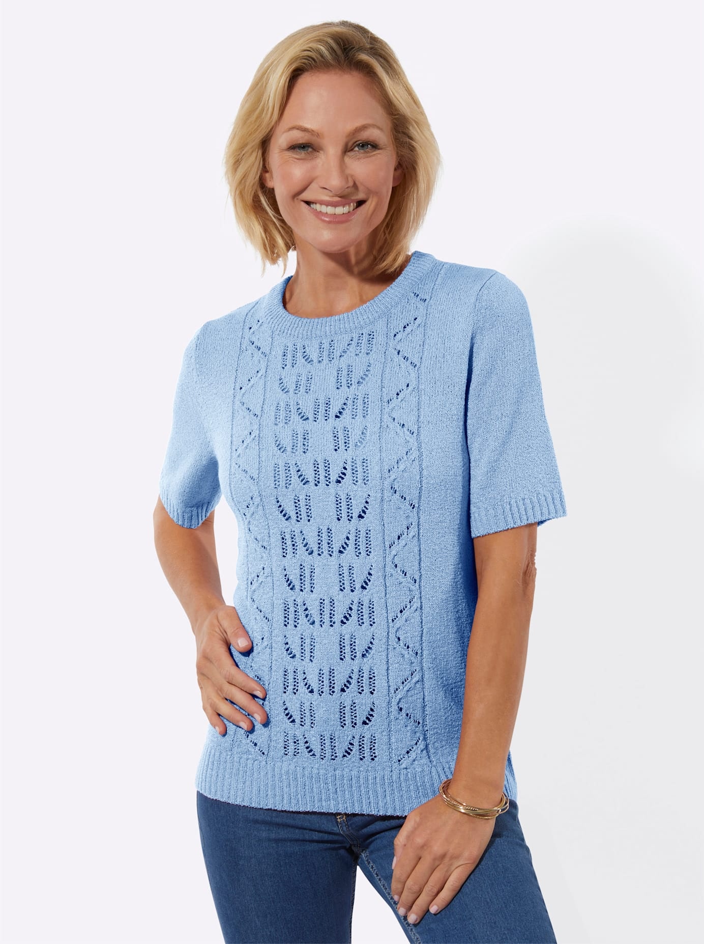 Classic Basics Ajourpullover "Ajour-Pullover" günstig online kaufen