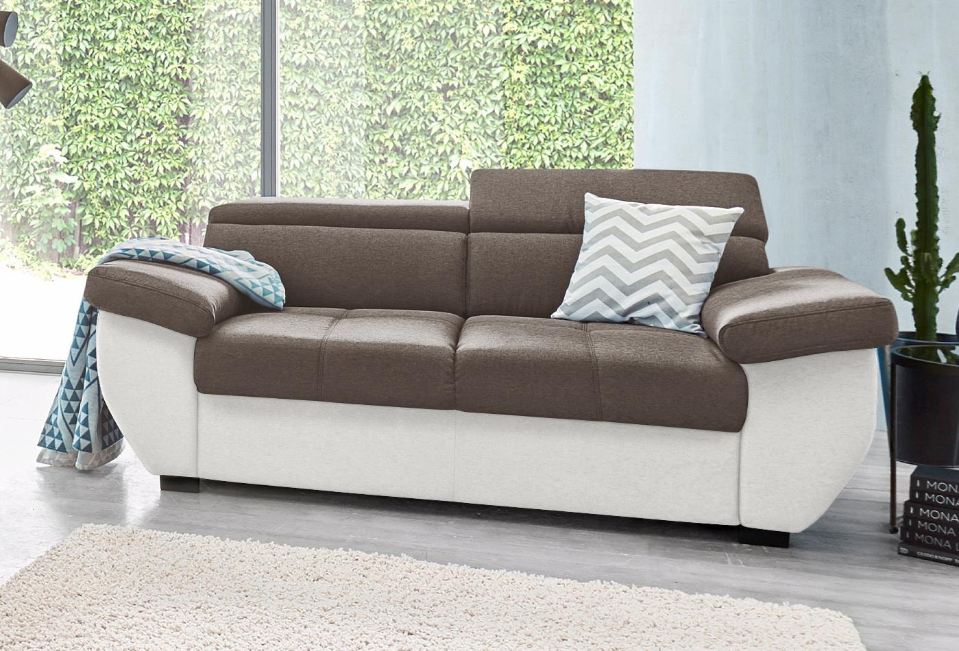 COTTA 2-Sitzer "Speedway", Big-Sofa mit Kopfteilverstellung günstig online kaufen