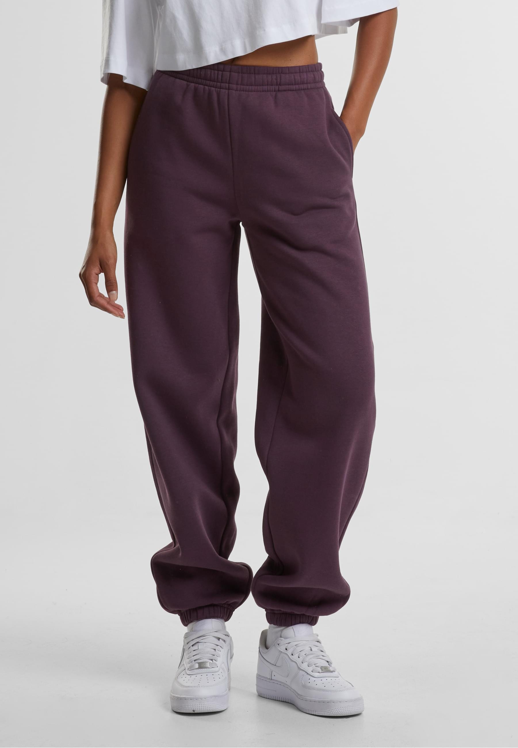 URBAN CLASSICS Jogginghose »Urban Classics Ladies Fluffy Sweatpants«, (1 tlg.)