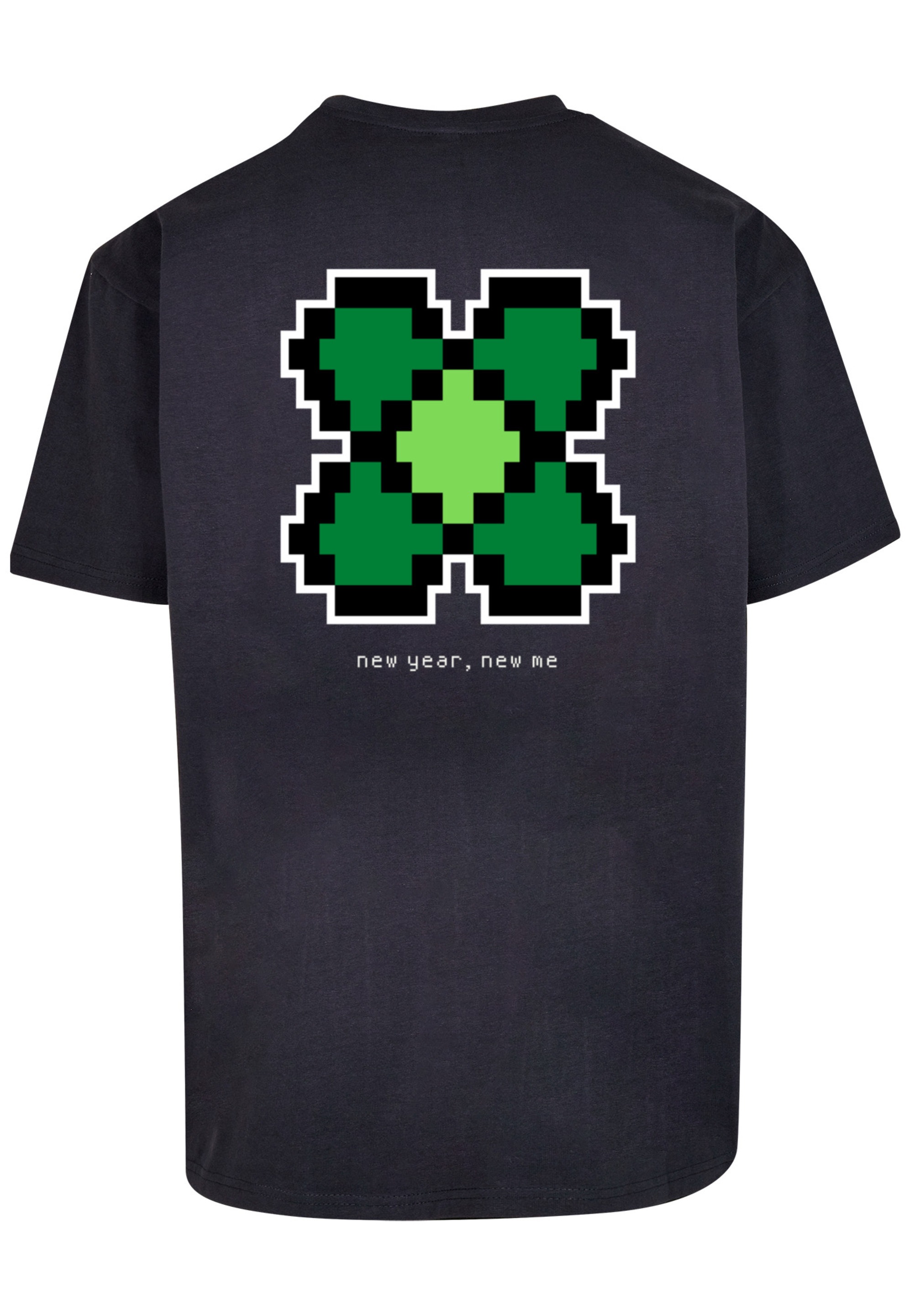 ▷ Print | Kleeblatt«, Pixel Happy New Year BAUR T-Shirt »Silvester bestellen F4NT4STIC