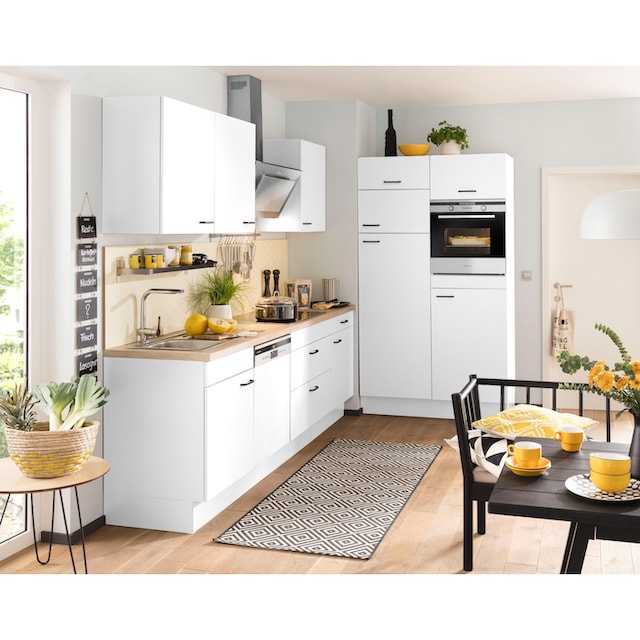 OPTIFIT Küchenzeile »Elga«, Premium-Küche, Soft-Close-Funktion, großen  Vollauszügen, Breite 390 cm bestellen | BAUR