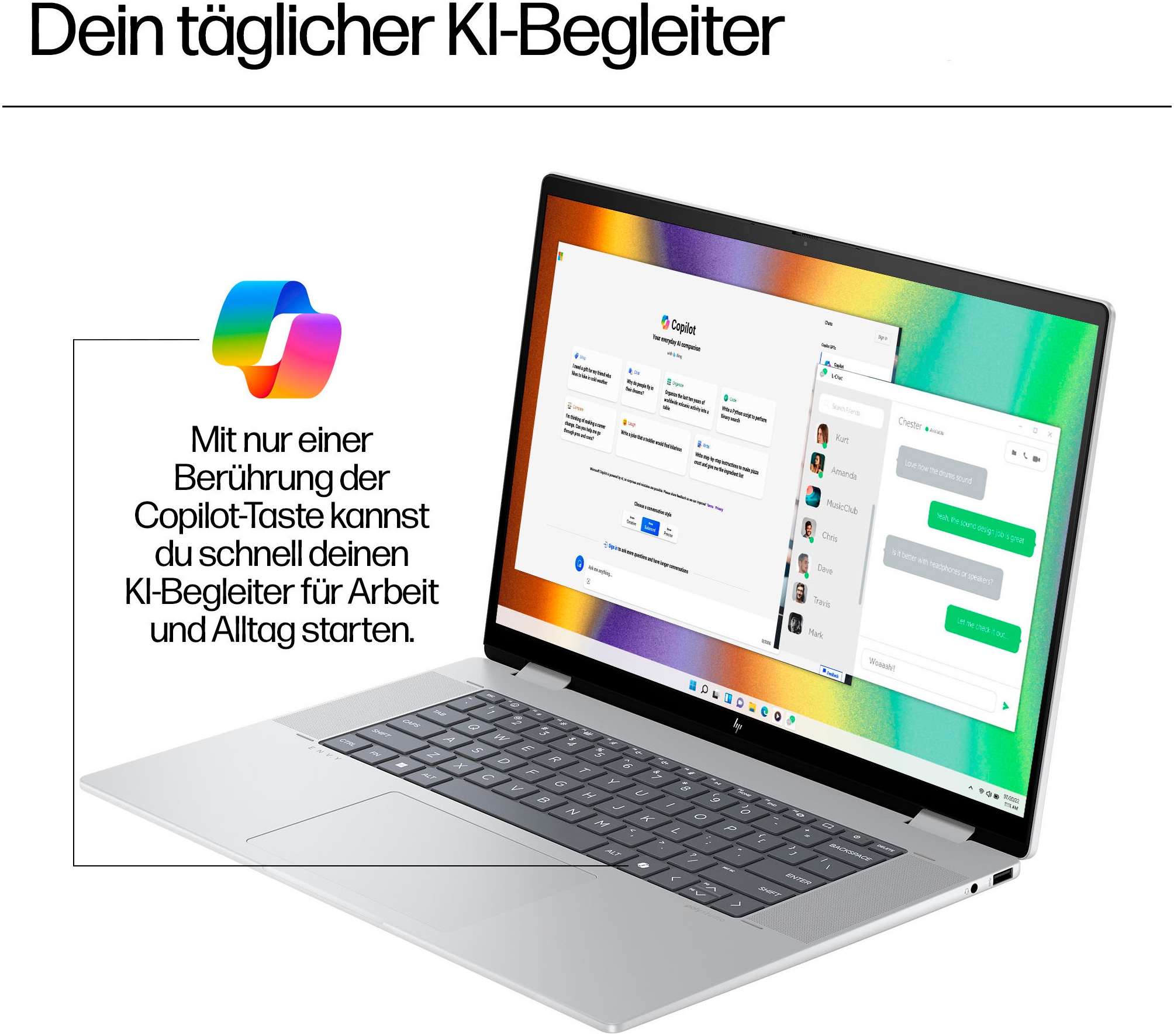 HP Notebook »Laptop 16-ad0052ng Meteor Silver (P)«, 40,6 cm, / 16 Zoll, AMD, Ryzen 5, Radeon Graphics, 512 GB SSD