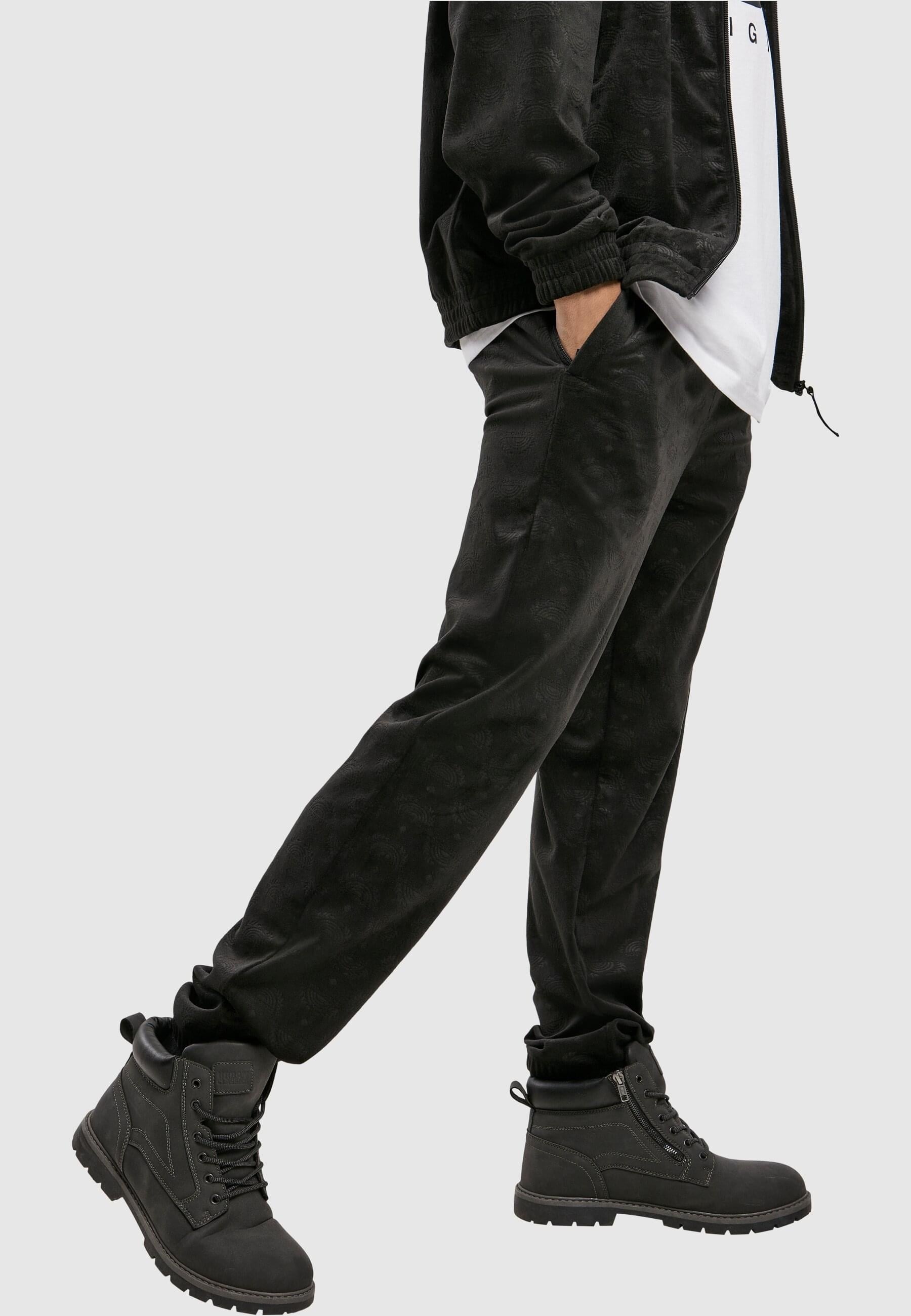 Southpole Stoffhose »Southpole Herren Southpole AOP Velour Pants«, (1 tlg.)