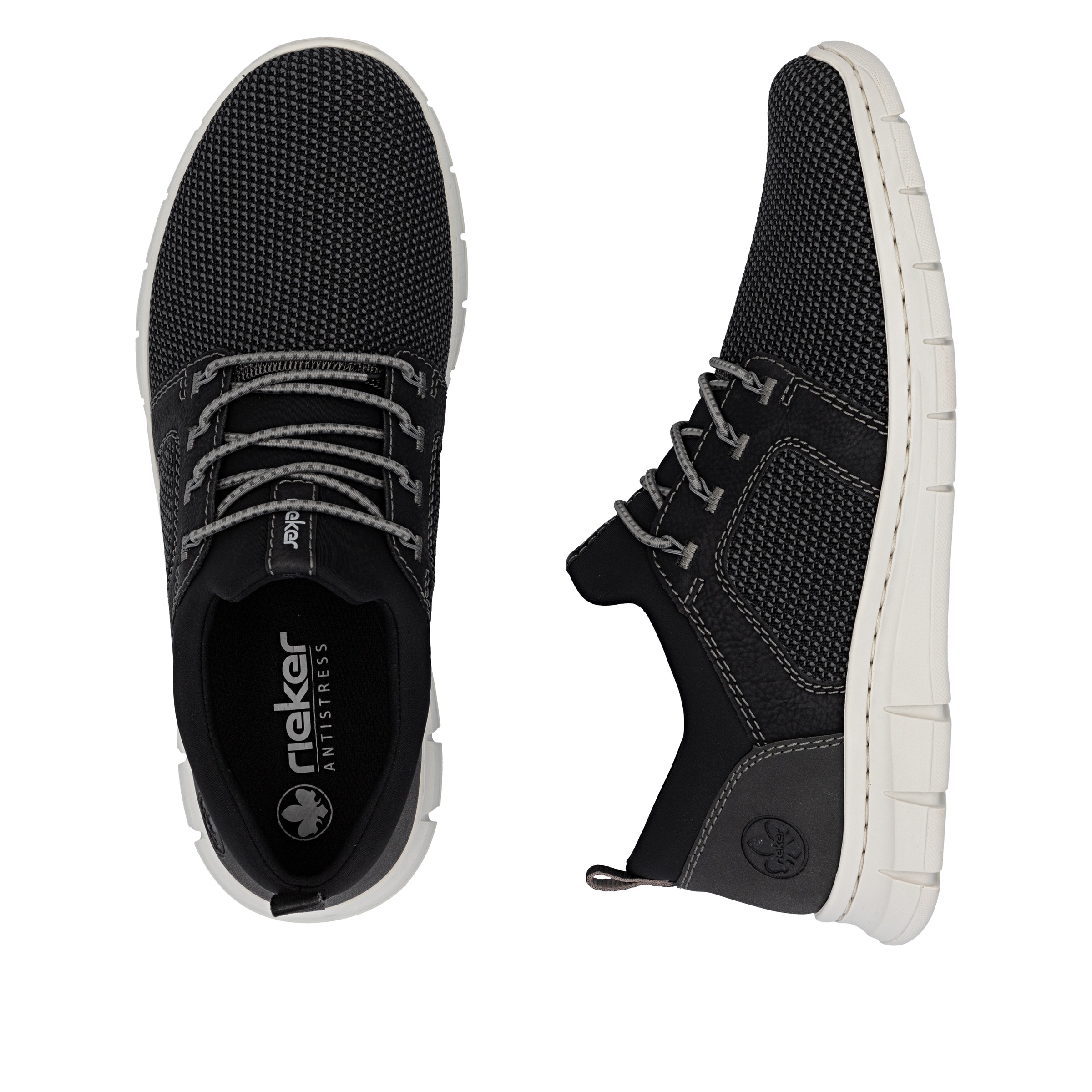 Rieker Slip-On Sneaker, Schlupfschuh, Halbschuh, Freizeitschuh mit Gummizug, zum Schlupfen