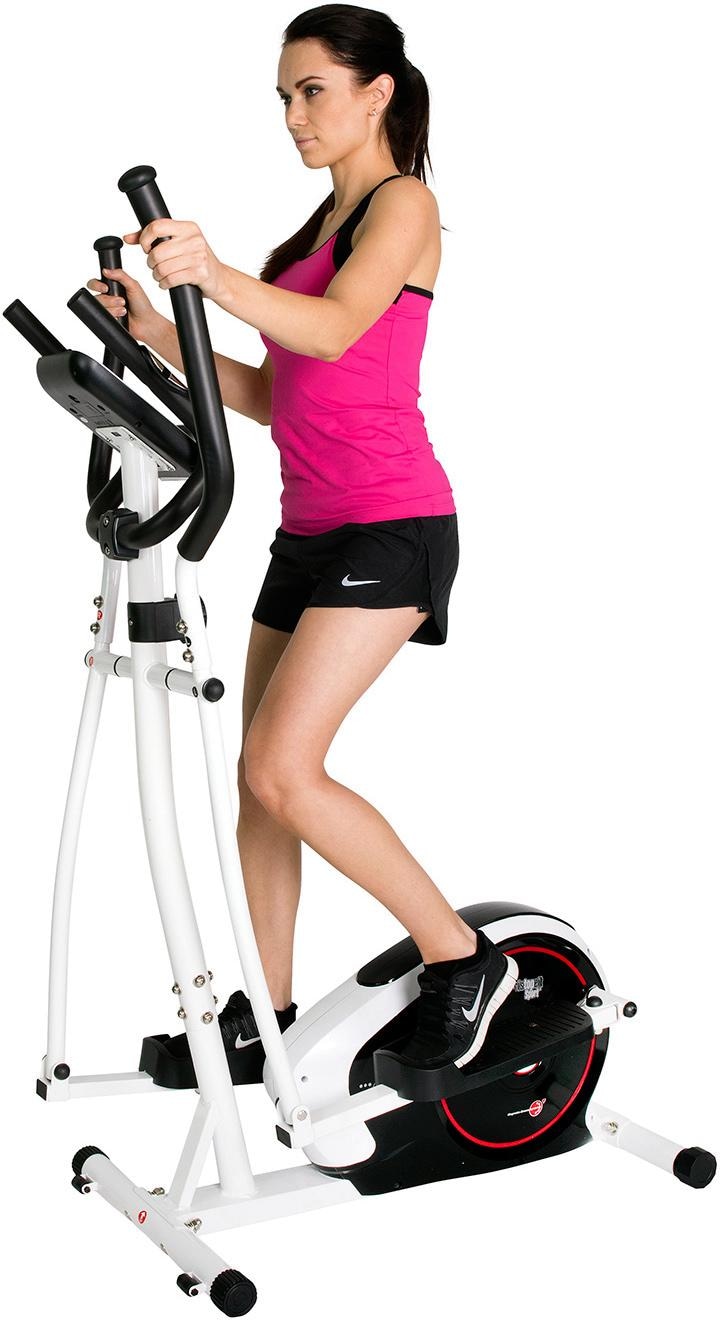 Christopeit Sport® Crosstrainer »CT 3«, Computer mit Tablet- und Smartphonehalterung