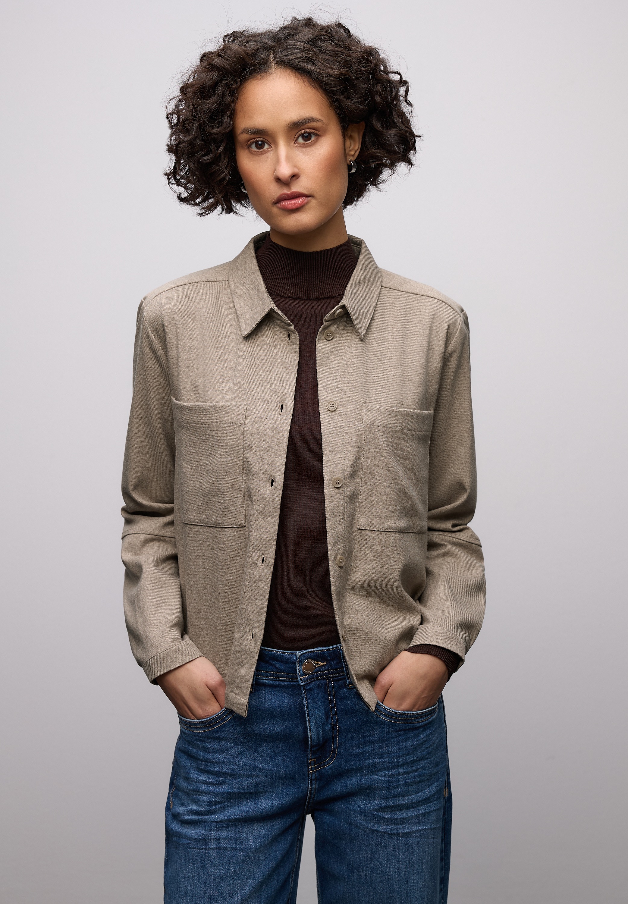 STREET ONE Langarmbluse mit Brusttaschen günstig online kaufen