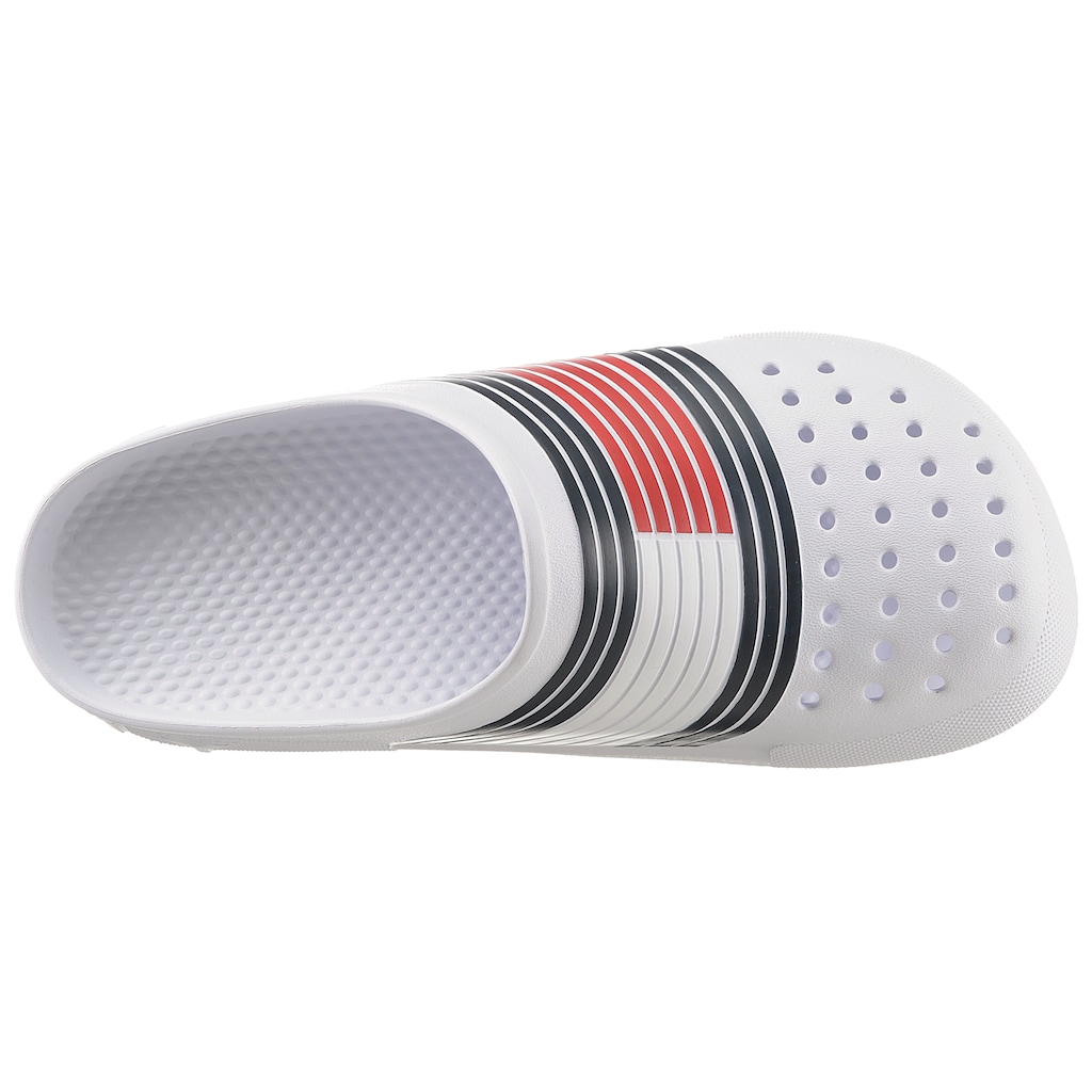 Tommy Hilfiger Clog »COMFORTABLE EVA HILFIGER MULE«, mit luftiger Lochung