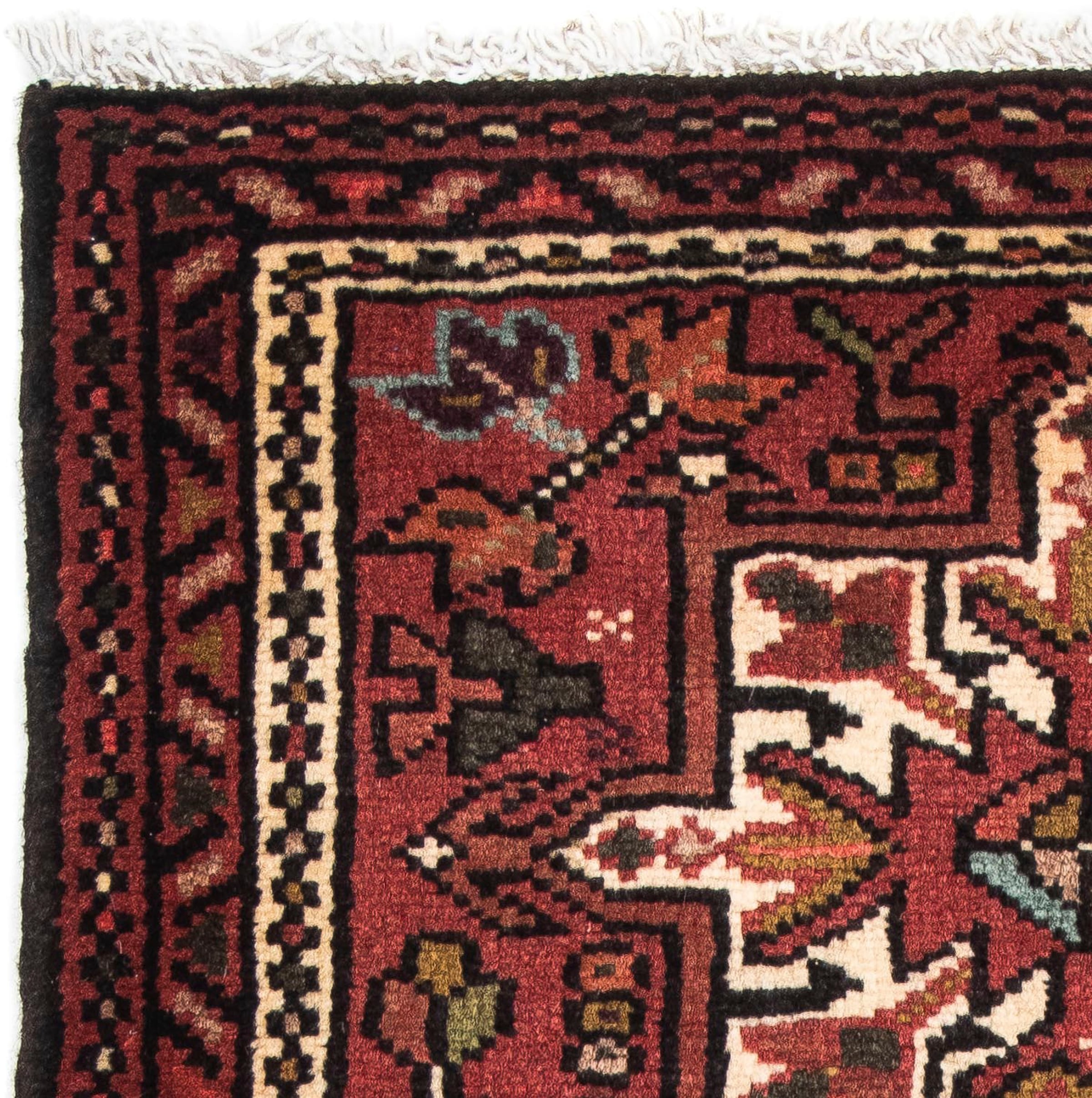 morgenland Orientteppich »Perser - Nomadic - 110 x 65 cm - braun«, rechteckig, Wohnzimmer, Handgeknüpft, Einzelstück mit Zertifikat