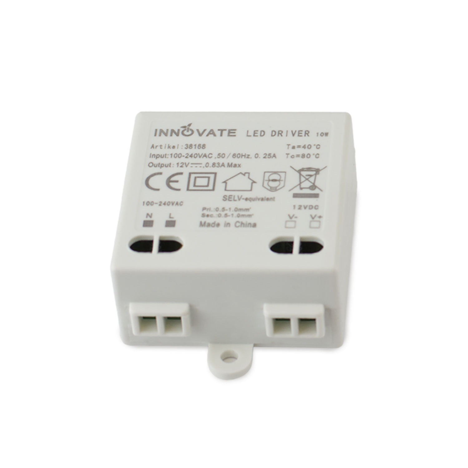 LED Mini-Netzteil / Trafo 12V/DC 0-10W