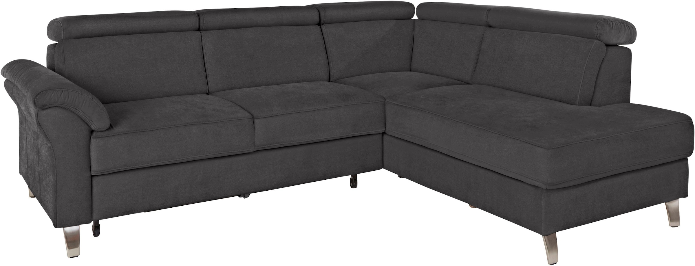 sit&more Ecksofa "Arngast L-Form" inklusive Kopfteilverstellung und Federkern
