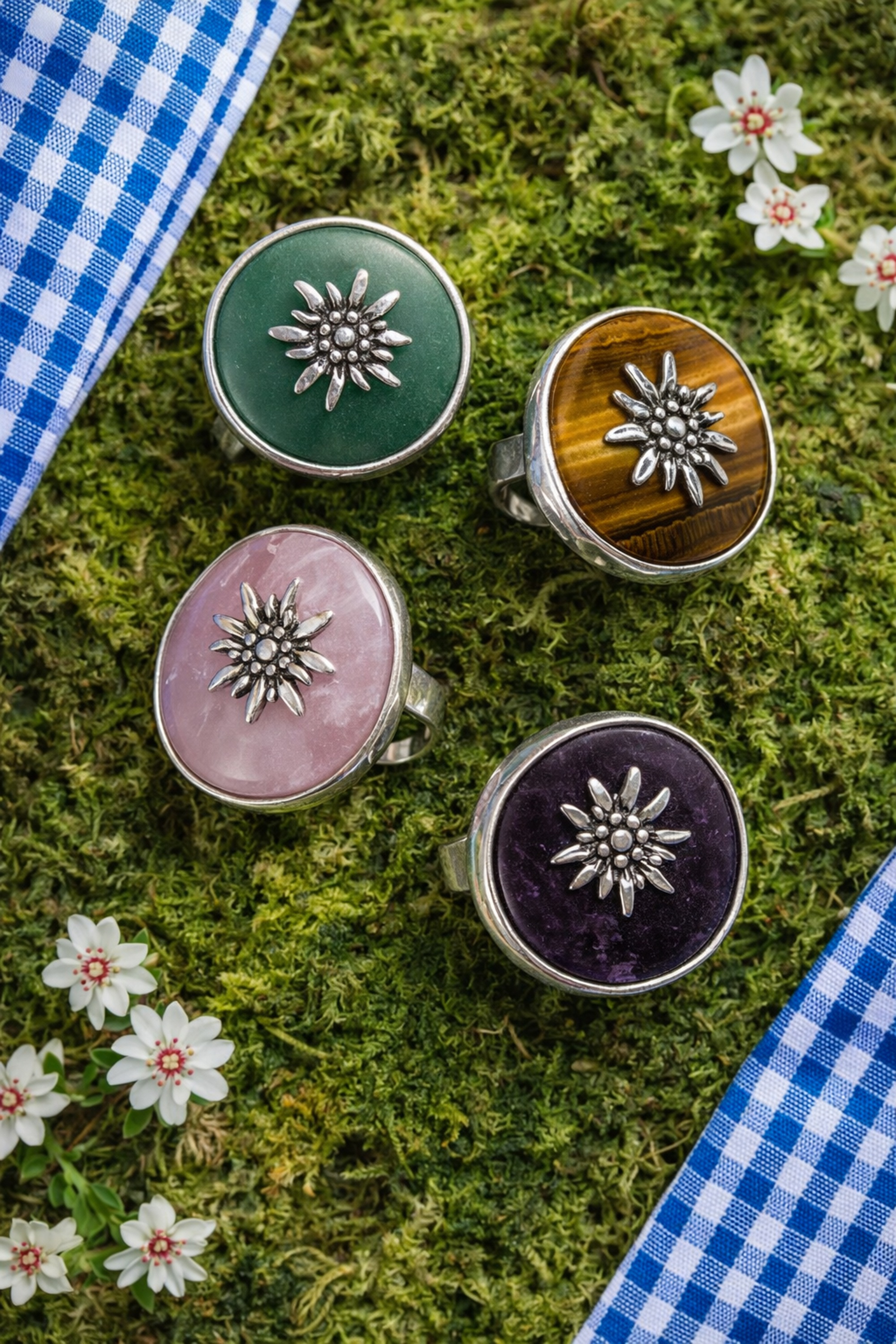Allgäu Rebell Eva Finger Ring Green 3