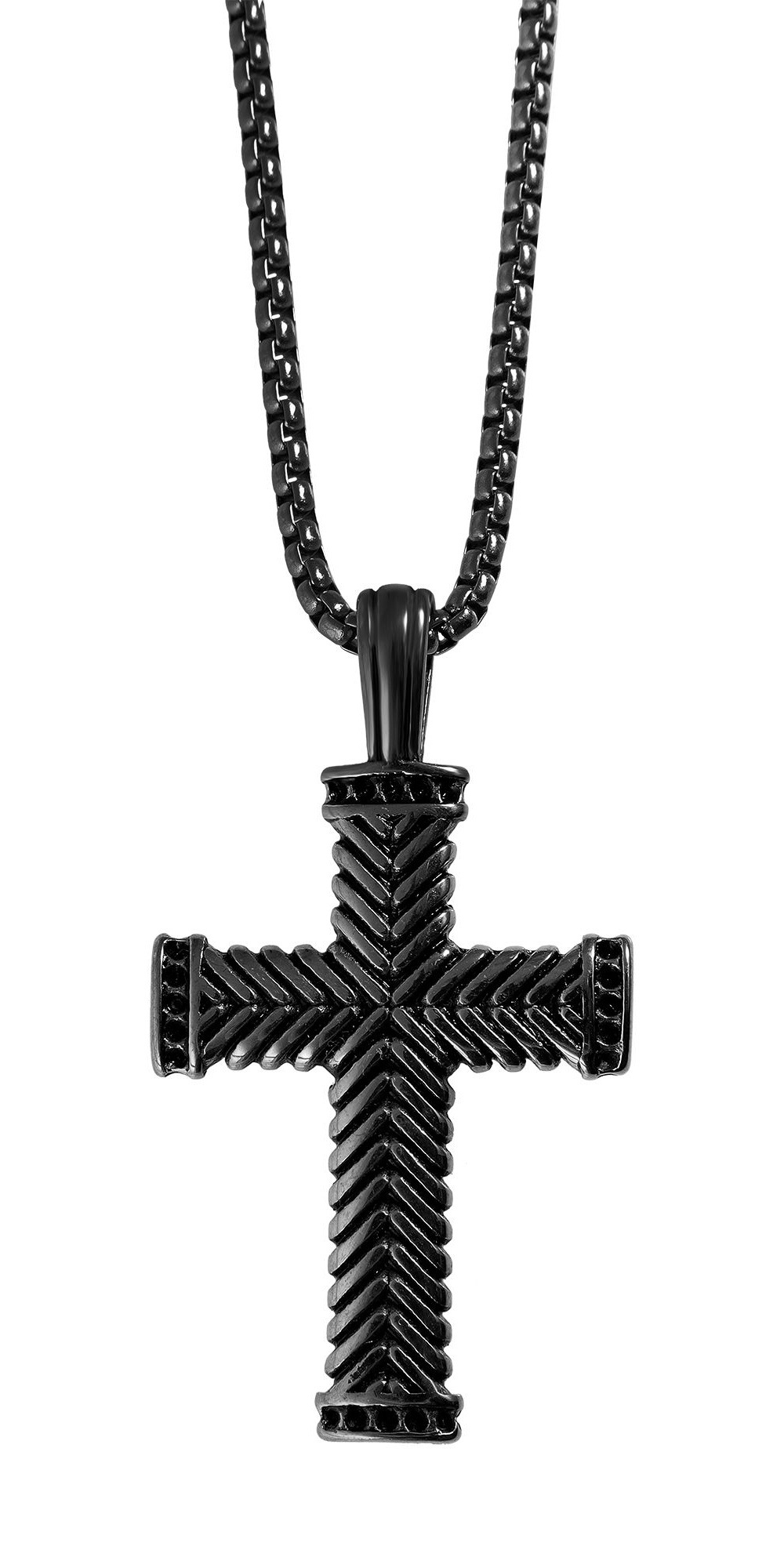 Adelia´s Kette ohne Anhänger »Unisex Halskette mit Anhänger – Kreuz aus Edelstahl« Zum Verschenken – passend für viele Anlässe