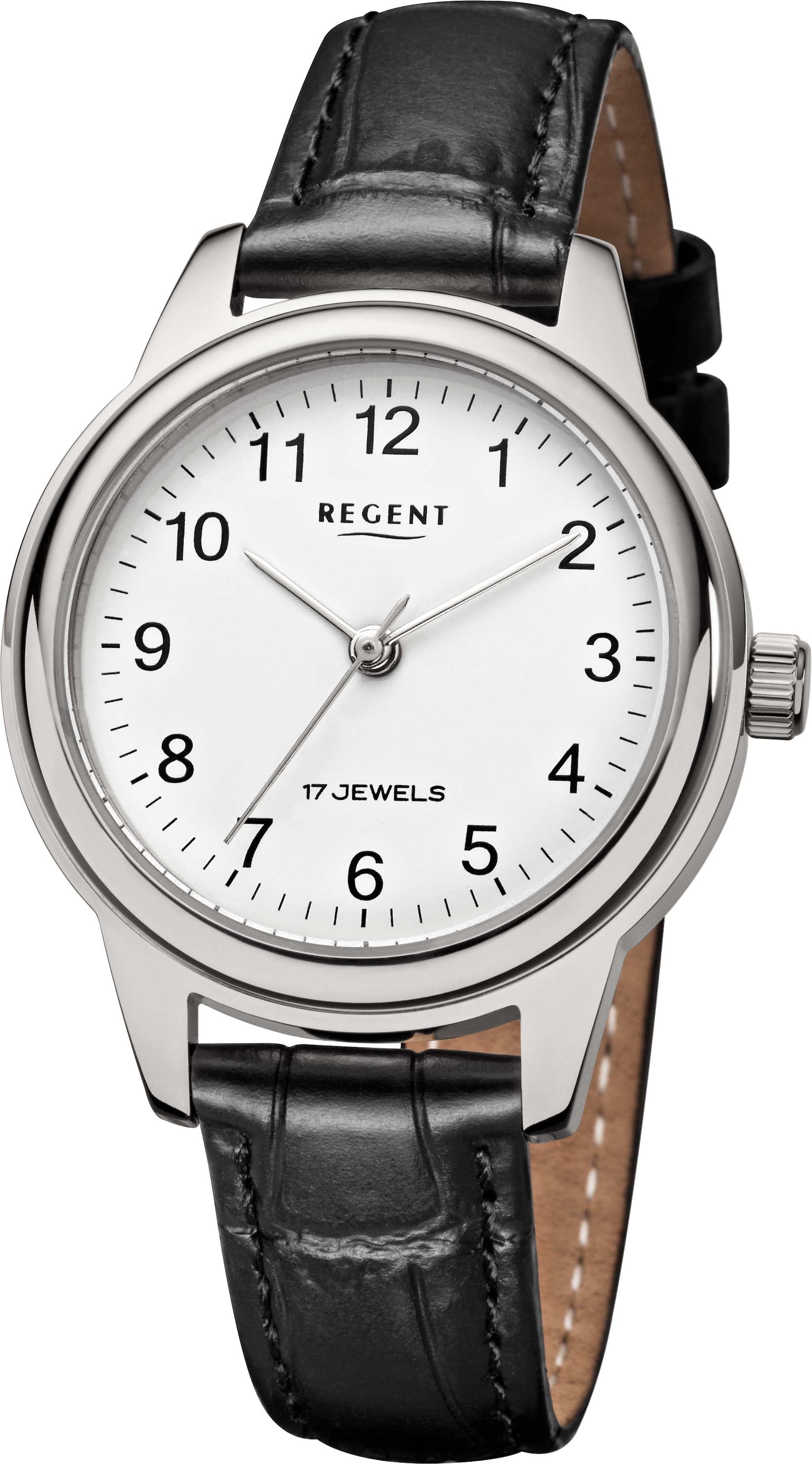 Regent Mechanische Uhr »F-1393«, Armbanduhr, Damenuhr, Handaufzug