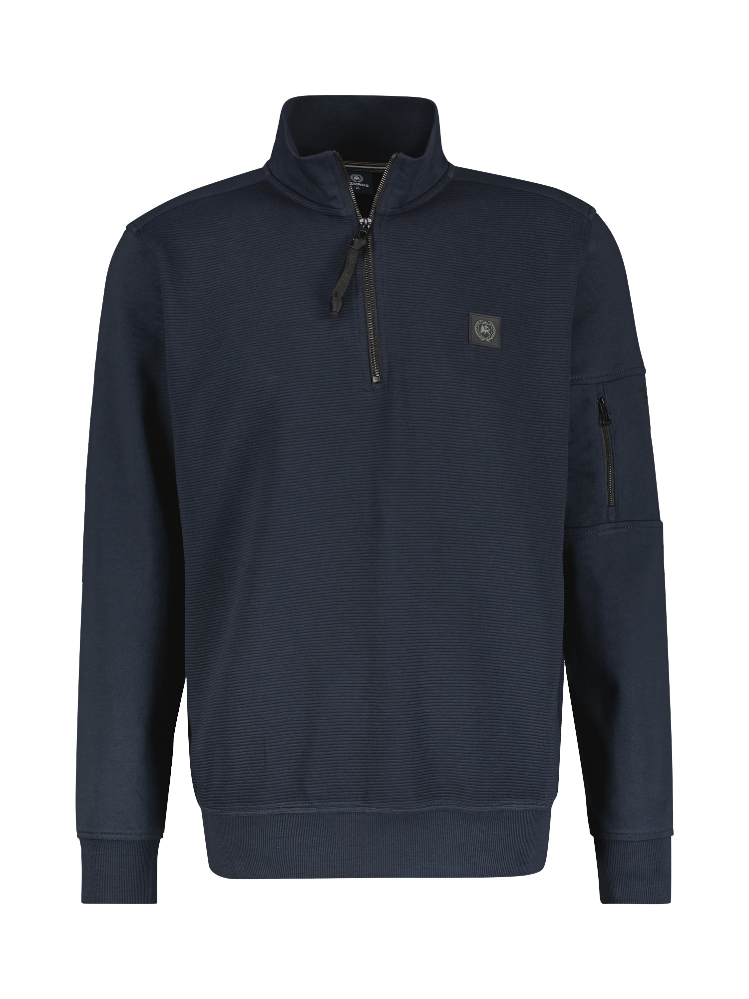 LERROS 1100000002199 "Herren Sweatshirt mit Troyerkragen"
