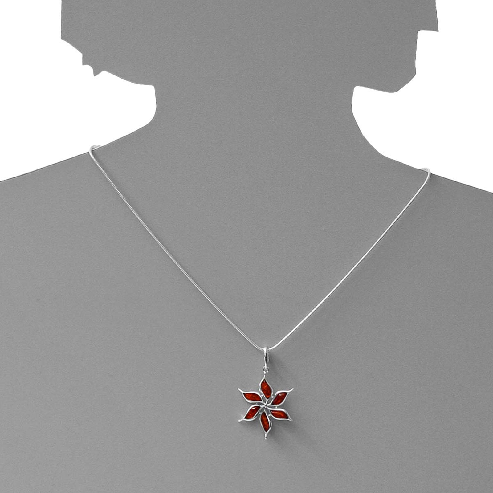 OSTSEE-SCHMUCK Kettenanhänger »Ostsee-Schmuck Anhänger Blüte Anhänger Blüte«, (1 tlg.)