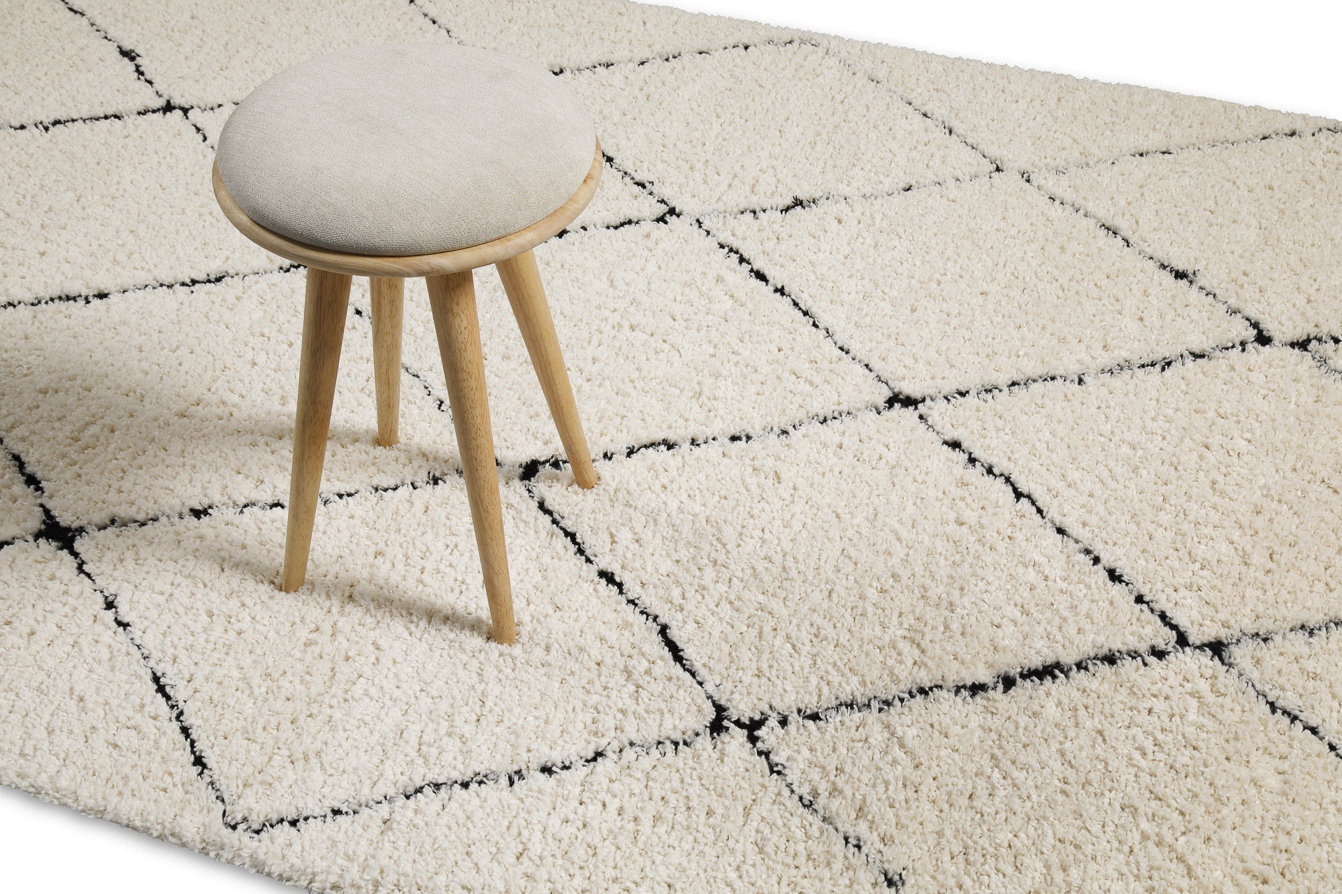 Wecon home Hochflor-Läufer »STUDIO two«, rechteckig, 35 mm Höhe, weicher und kuscheliger Flor, Wohnzimmer, Schlafzimmer, im Berber-Stil