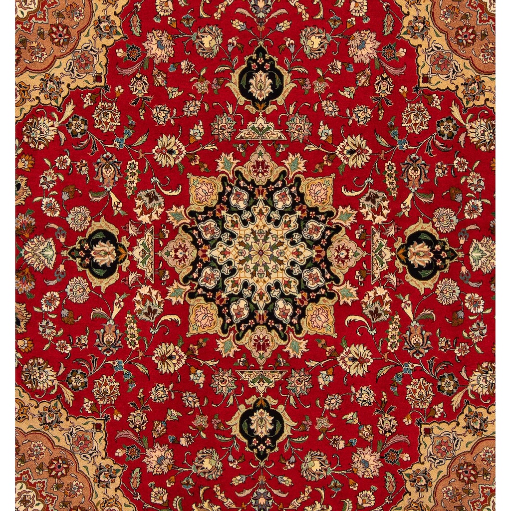 morgenland Orientteppich »Perser - Täbriz - Royal quadratisch - 208 x 200 cm - rot«, quadratisch